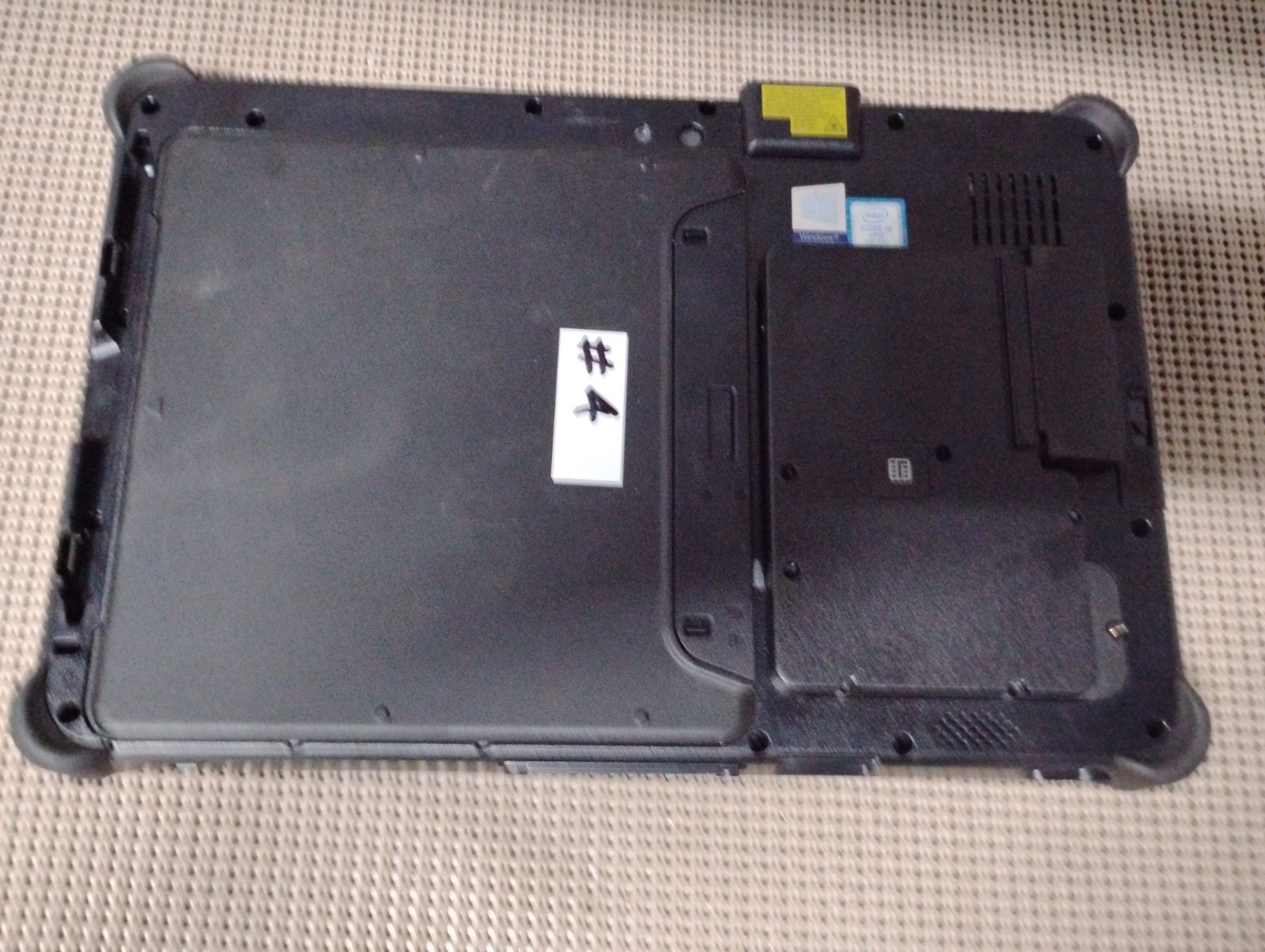 GETAC F110 INTEL CORE I5 7TH GEN 8GB RAM NO HD/BATTERY OR POWER CORD PARTS ONLY