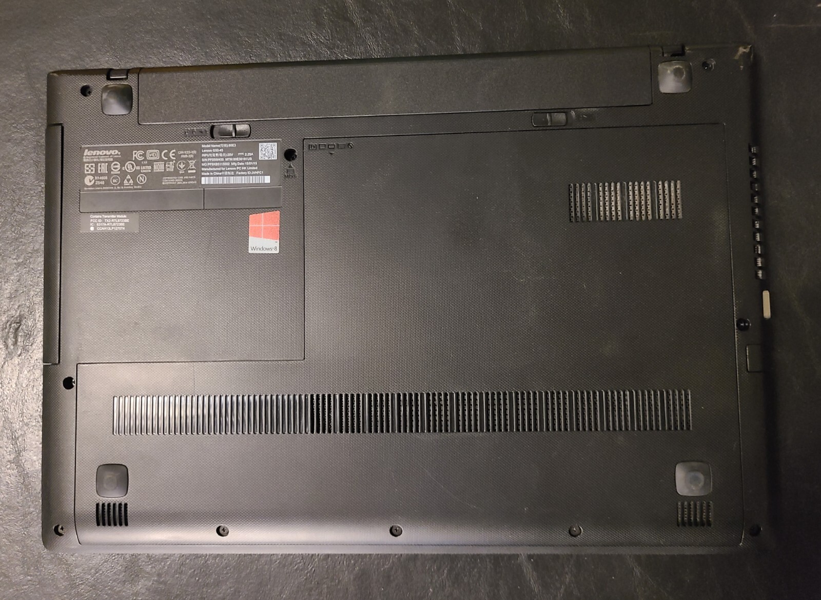 Lenovo G50-45 PF05W450. Parts Only. As-Is.
