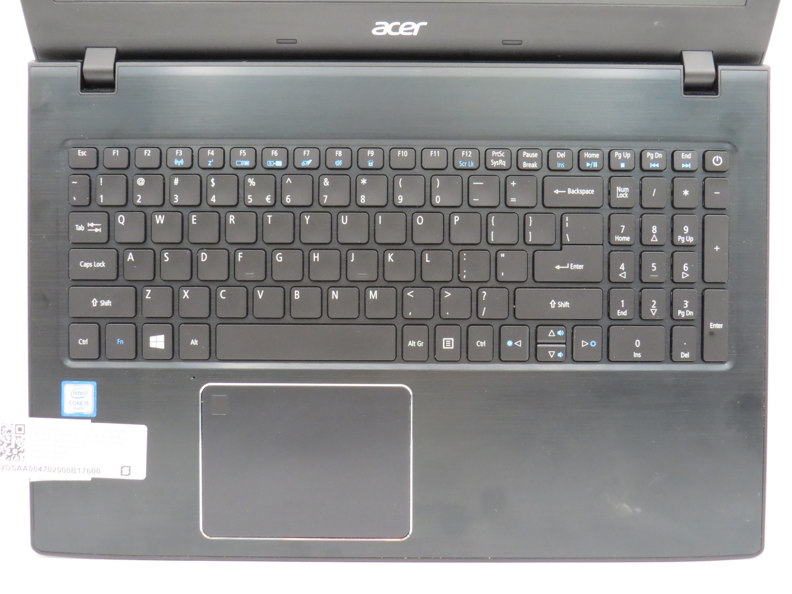 Acer TravelMate P259 i5-6200U @ 1.6Ghz 4GB DDR4 HD 520 15.6″ NO HDD/OS/AC PARTS