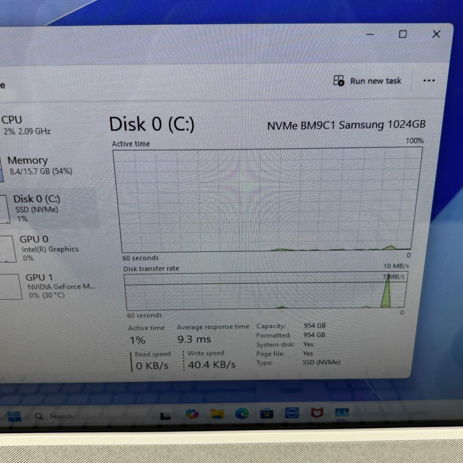 Dell W28C 27″ Core 7 150U 1.80GHz 16GB RAM 1TB SSD NVIDIA Geforce MX570 A