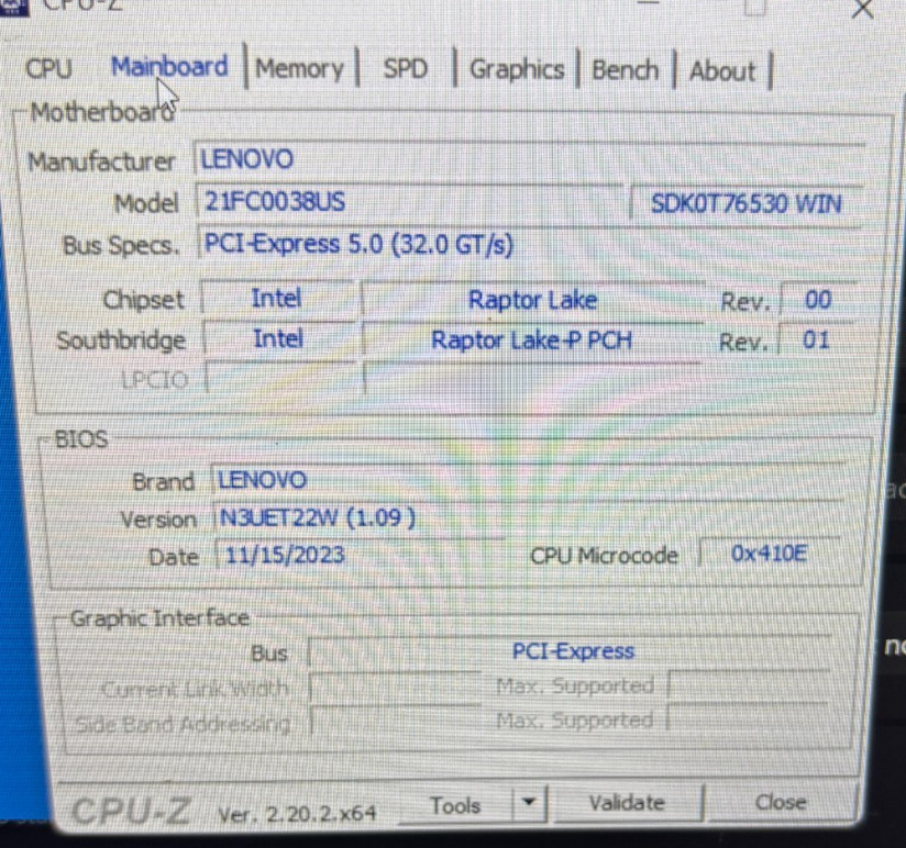 Lenovo ThinkPad P16v Gen 1 16″ – Intel i7-13700H – RT X A1000 6GB- 16GB RAM 512G
