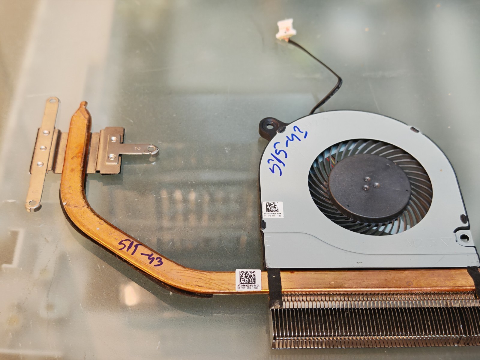 ACER A315-42 A515-43 FAN AND HEATSINK AT2MK0010F0 DC28000NSD0 AMD CPU