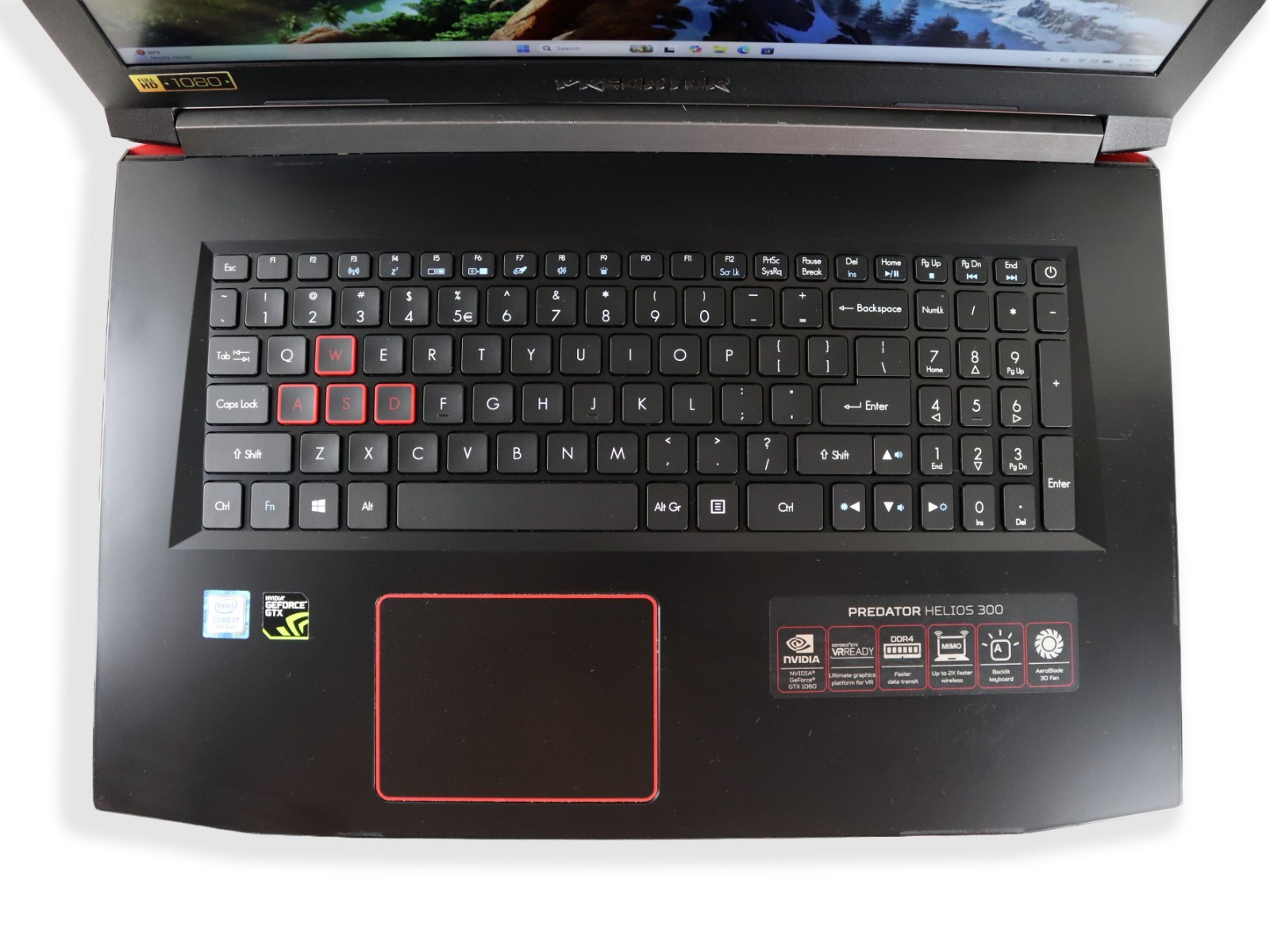 Acer Predator 17.3 PH317-51 Intel i7-7700HQ NVIDIA GTX 1060 16GB RAM 512GB SSD
