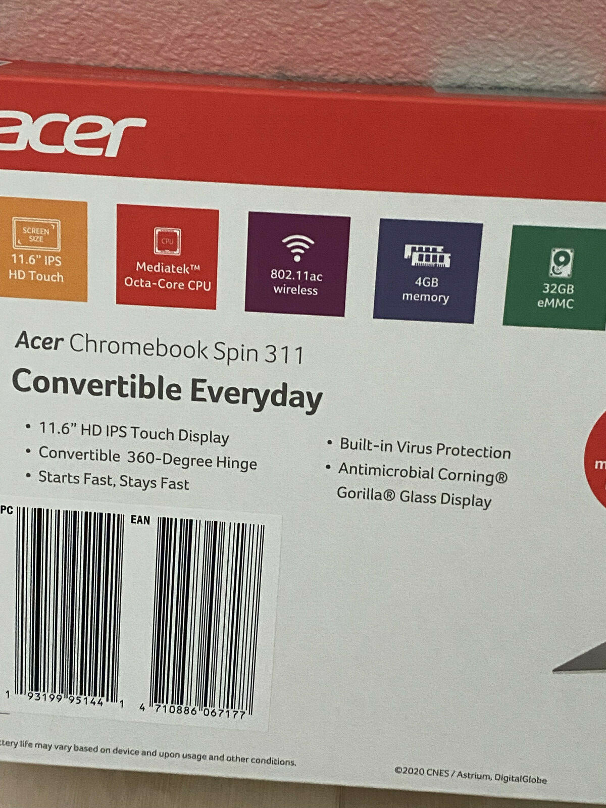 Acer Chromebook Spin 311 Convertible Laptop