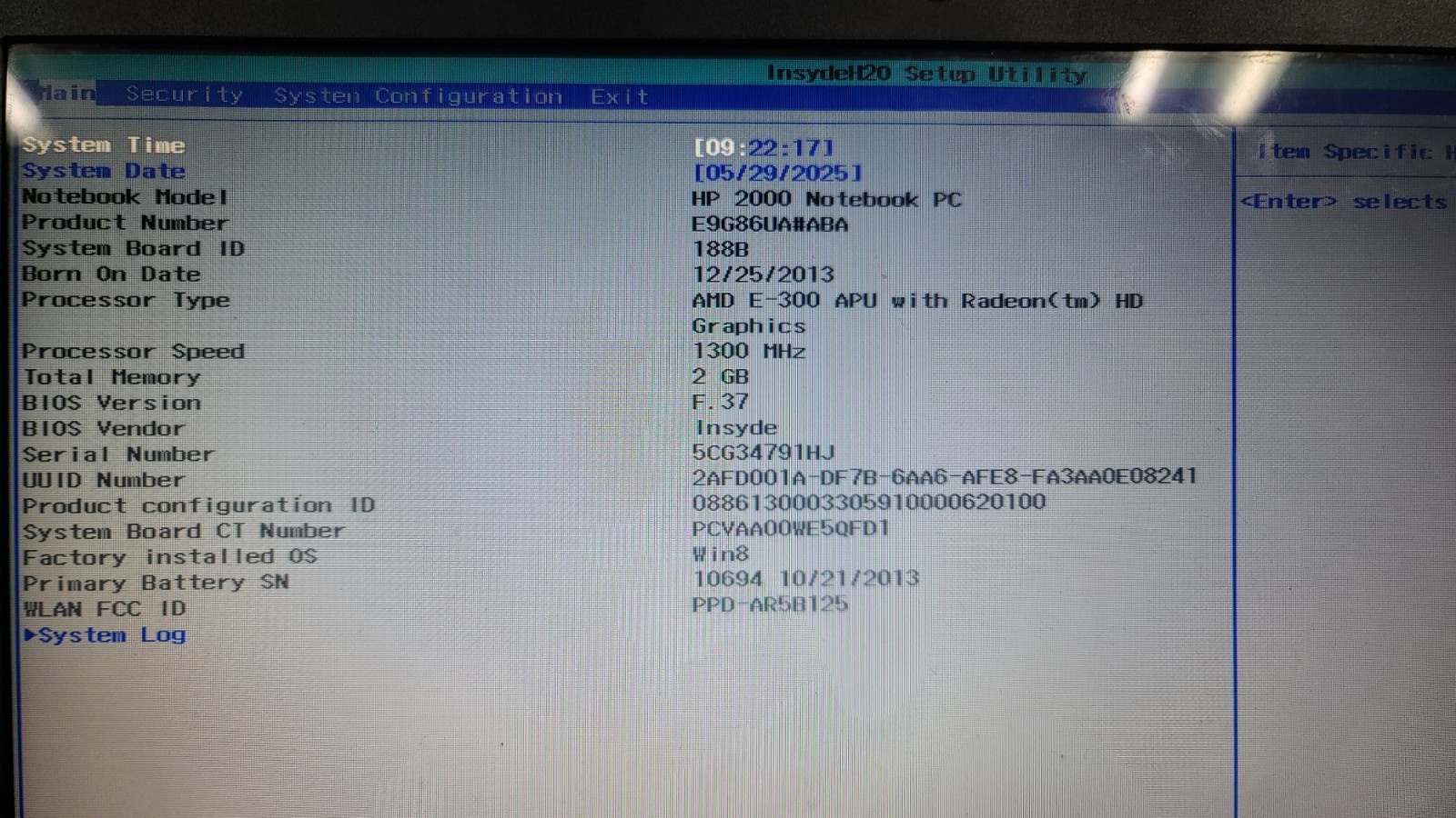 HP 2000-Series AMD E-300 1.30GHZ 2GB RAM NO HD – Laptops
