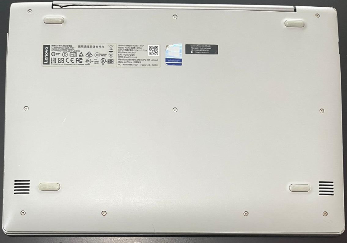 Lenovo IdeaPad 120S-14IAP (MT_81A5) 14 inch used laptop for parts/repair