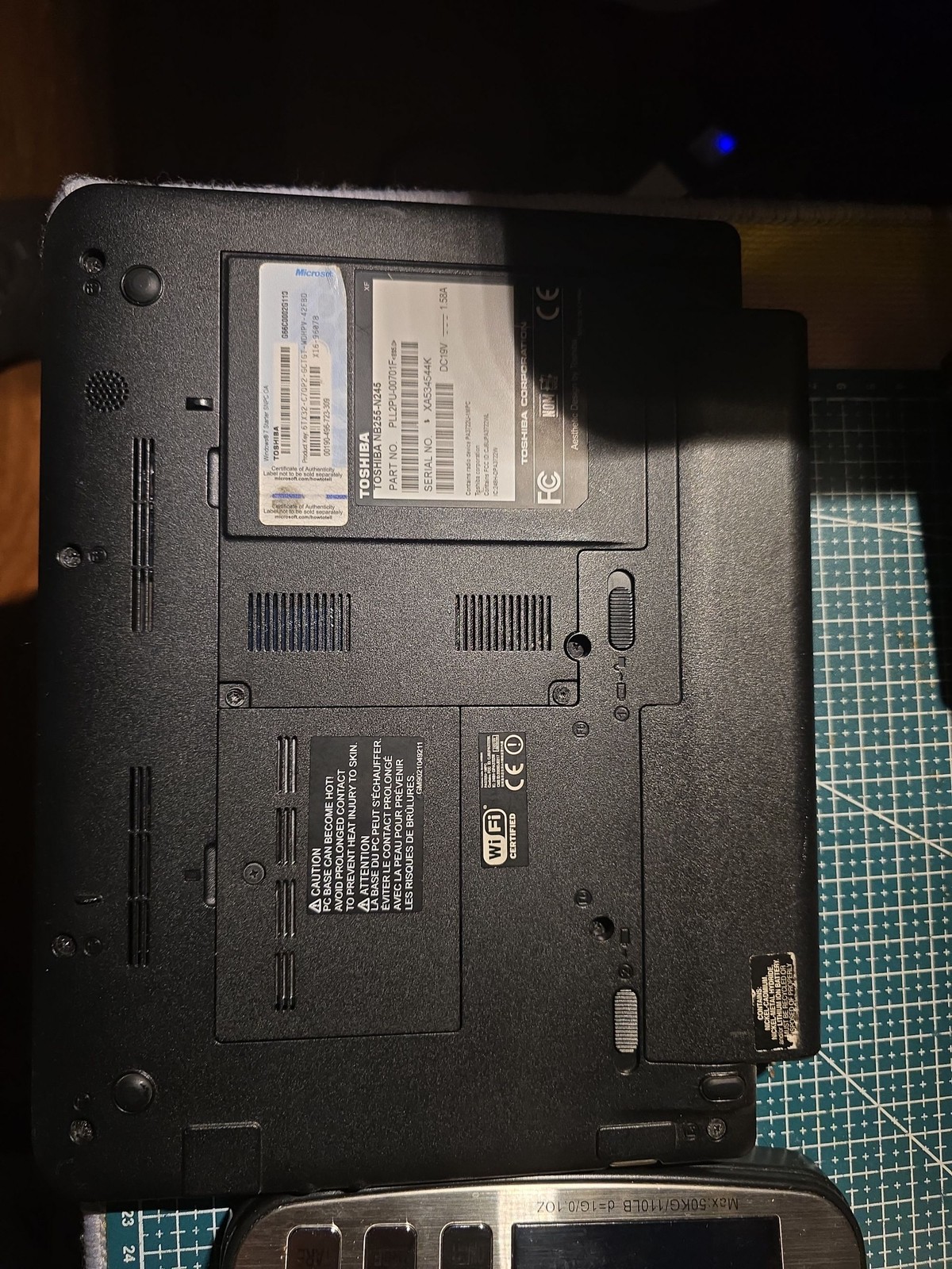 Toshiba NB255 Netbook Intel Atom 10.1″ Win 7 Starter