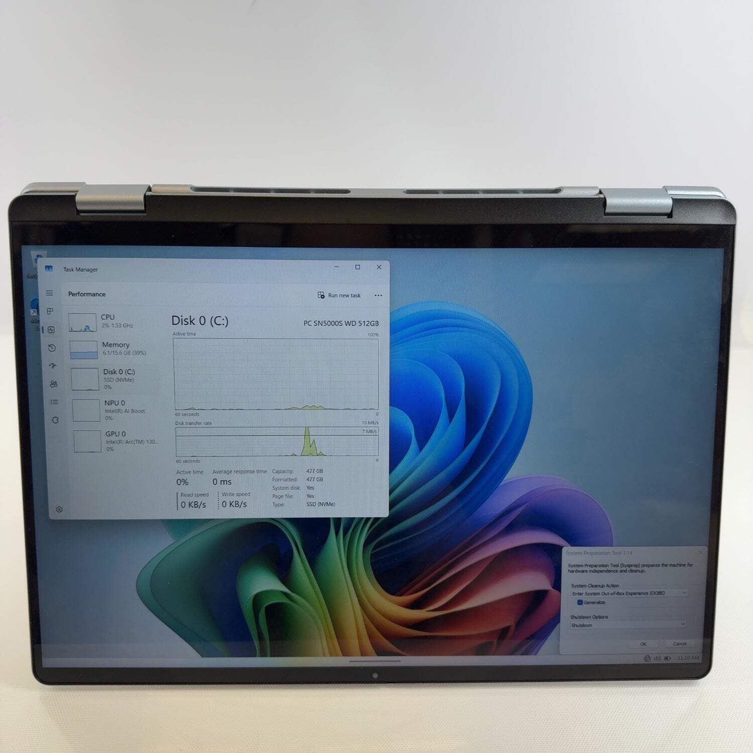 Dell 16 plus 2-in-1 DB06250 16″ Core Ultra 5 226V 4.5GHz 16GB RAM 512GB SSD