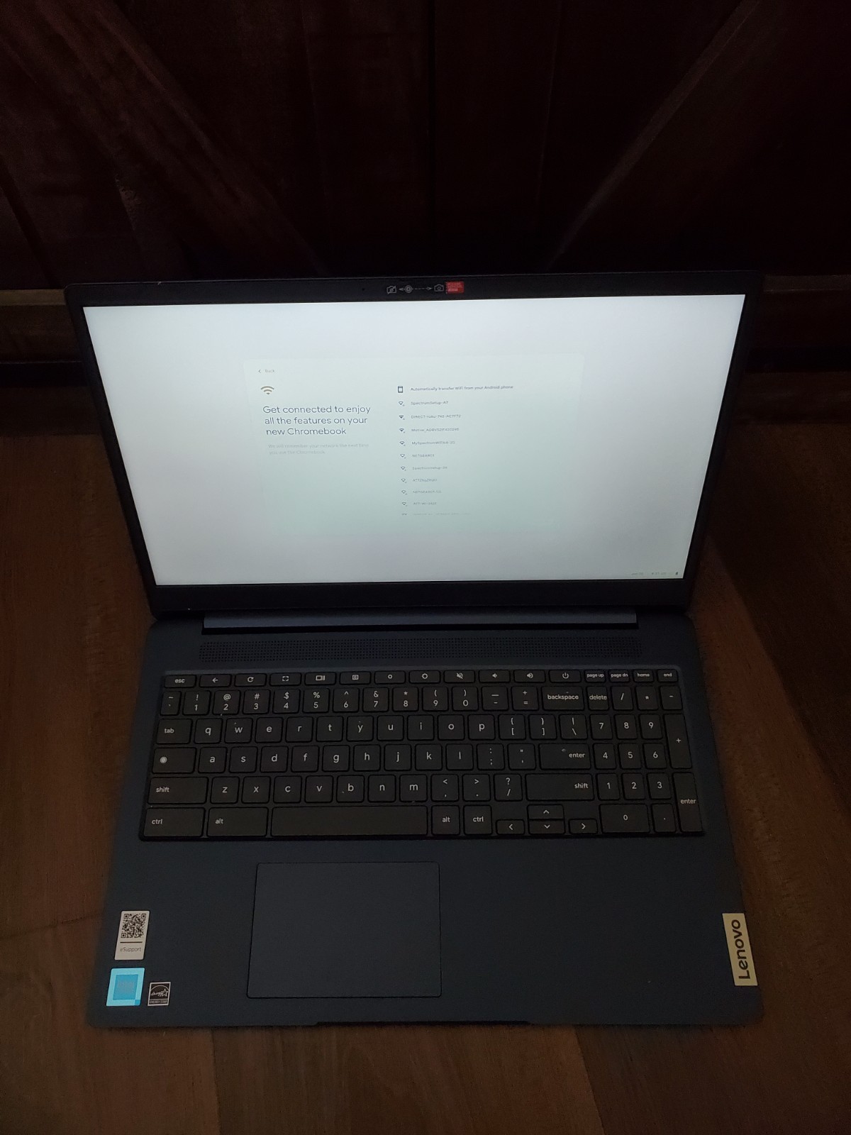 Lenovo IdeaPad 3 Chrome 15IJL6 15.6in Chromebook Blue Chrome OS w/Charger
