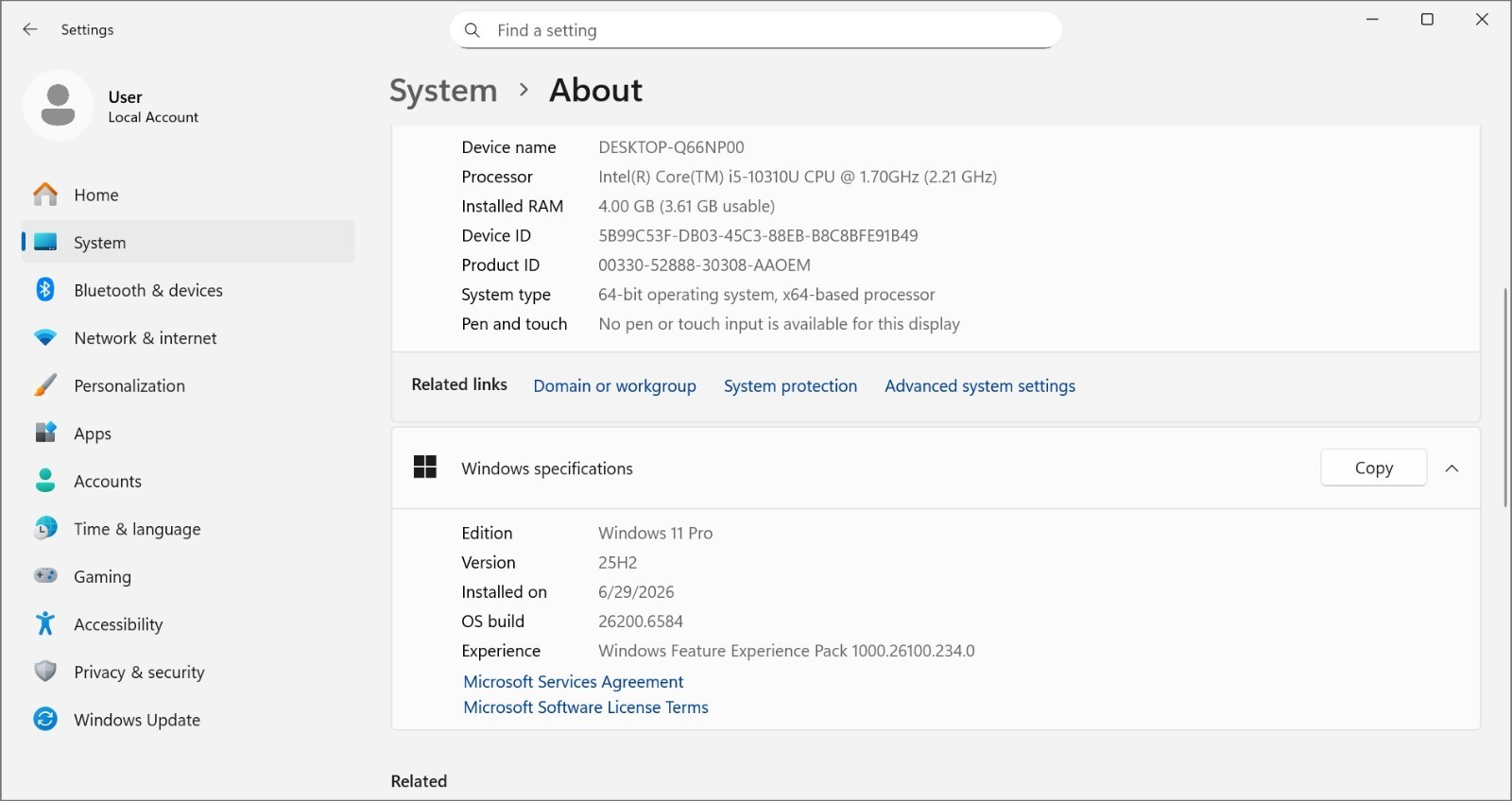 Dell Latitude 5410 14″ FHD i5-10310U 4GB RAM128GB SSD Win 11 Pro Battery READ!