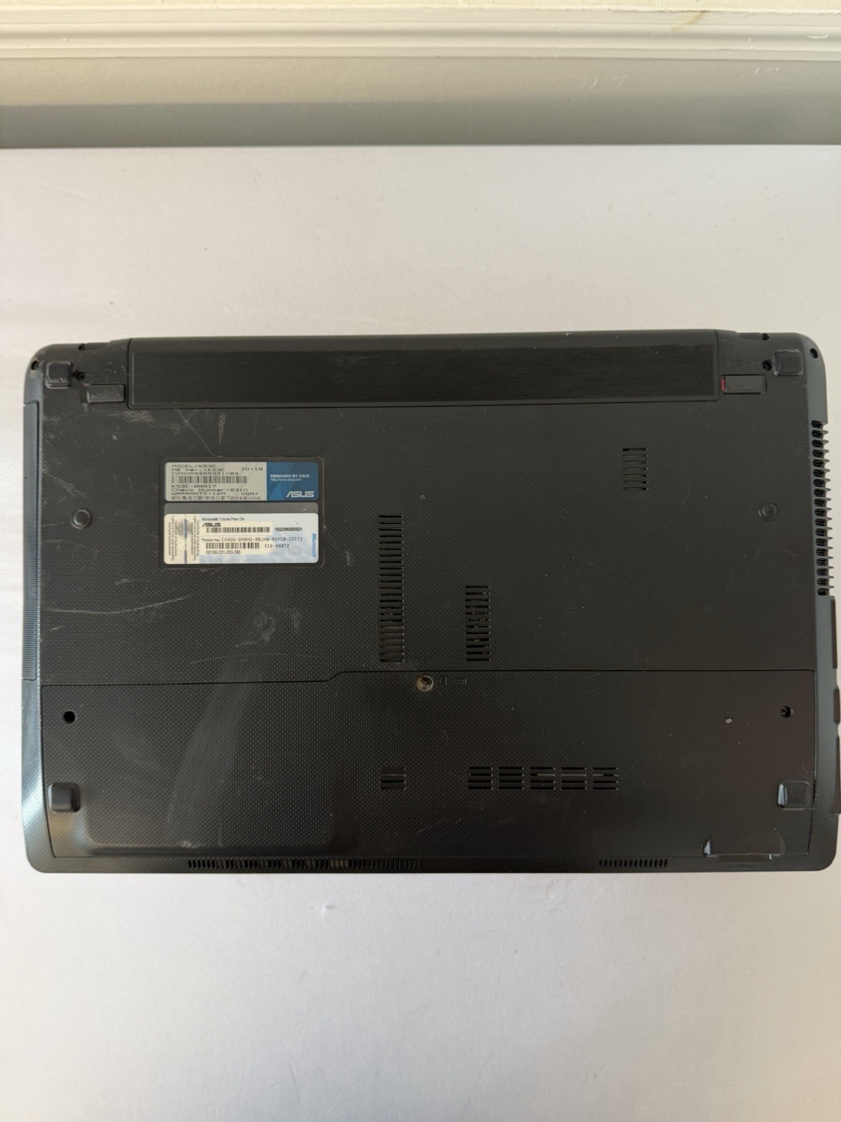 Asus K53E Laptop – Good Screen – Intel i5-2450M – Read Des