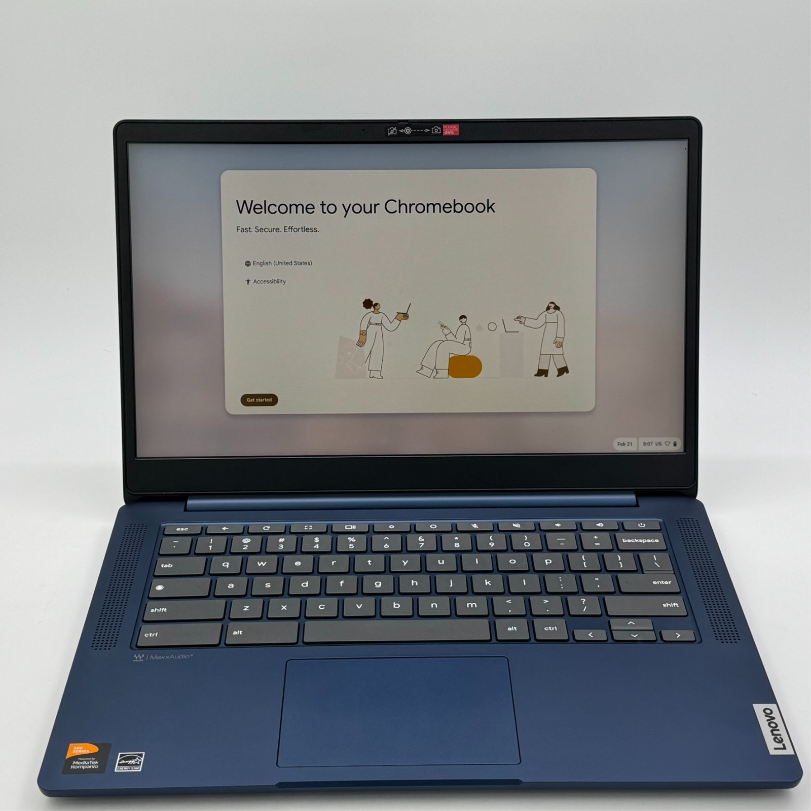 Lenovo IdeaPad Slim 3 Chromebook 14″ FHD MediaTek 8-Core 4GB 64GB Abyss Blue