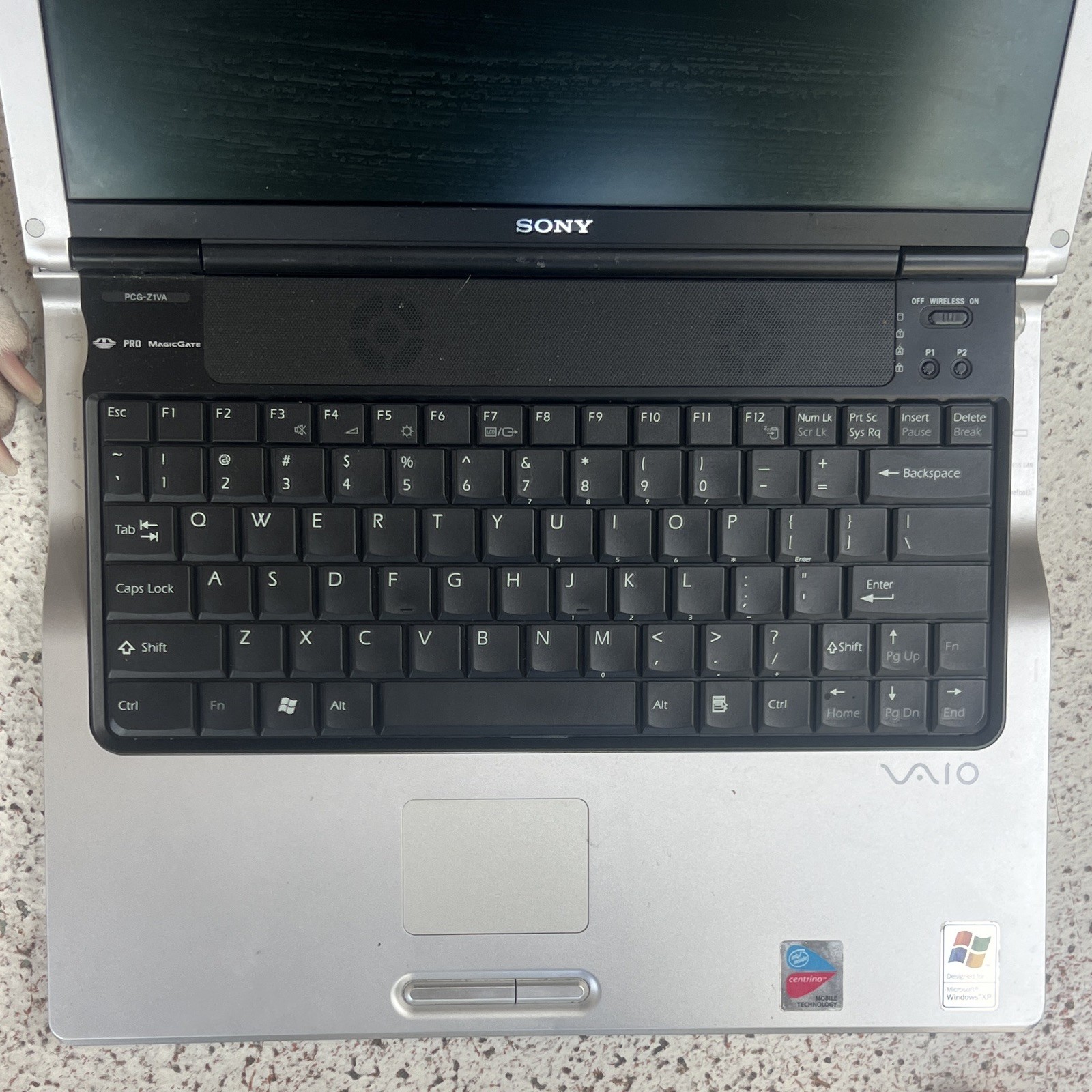 Sony VAIO PCG-591L 13in Intel Centrino 1.60GHz 512MB 80GB XP Silver