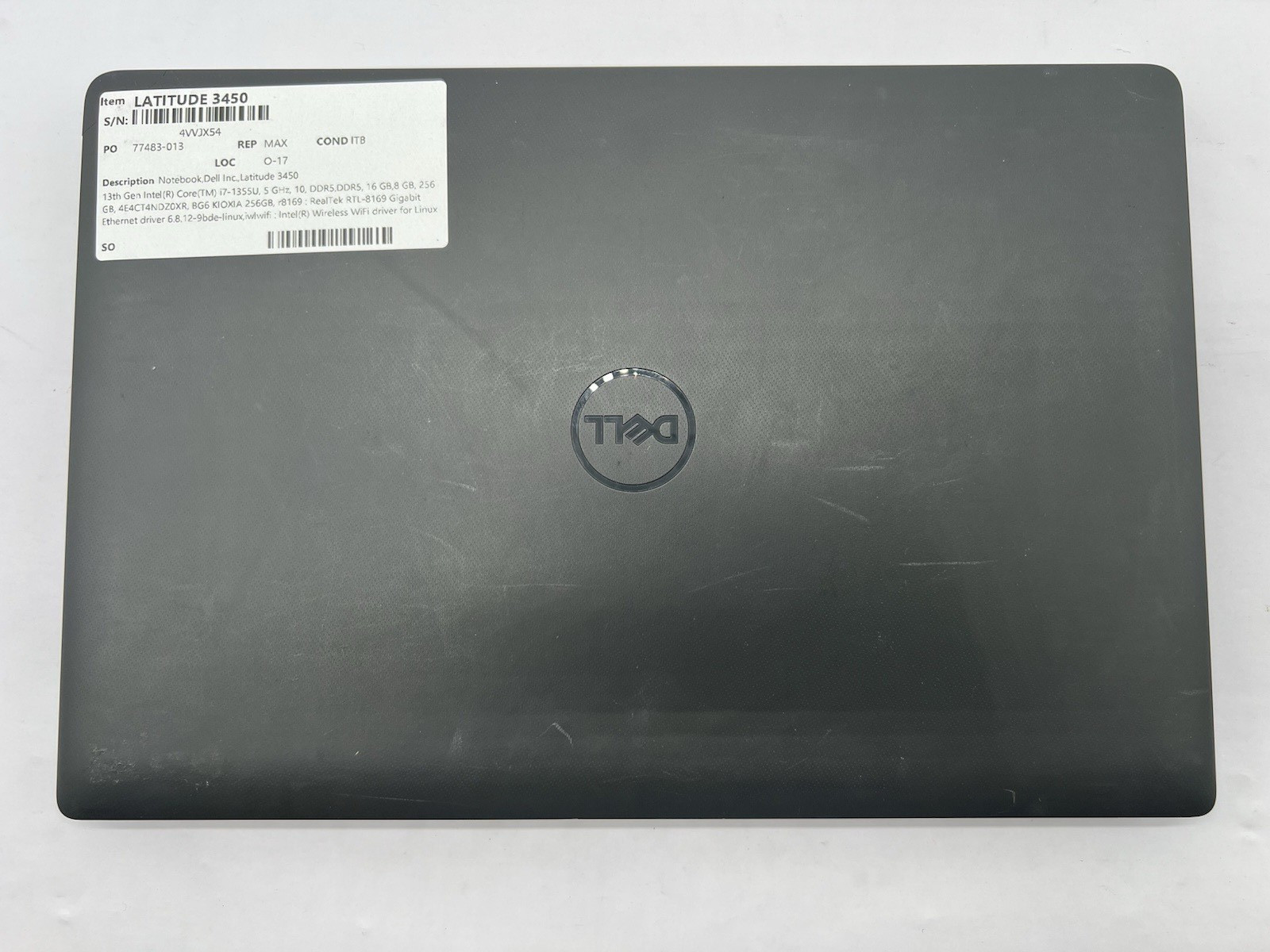 Dell Latitude 3450, i7-1355U, 4.35GHz, @24GB RAM, 256GB NVMe-No OS/Charger