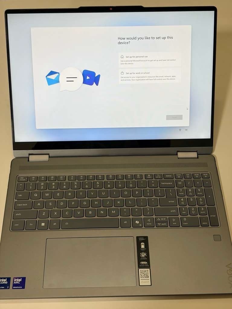 Lenovo 16″ 2-in-1 Laptop Intel Core Ultra 7 256V 16GB RAM 1TB SSD Touch (used)