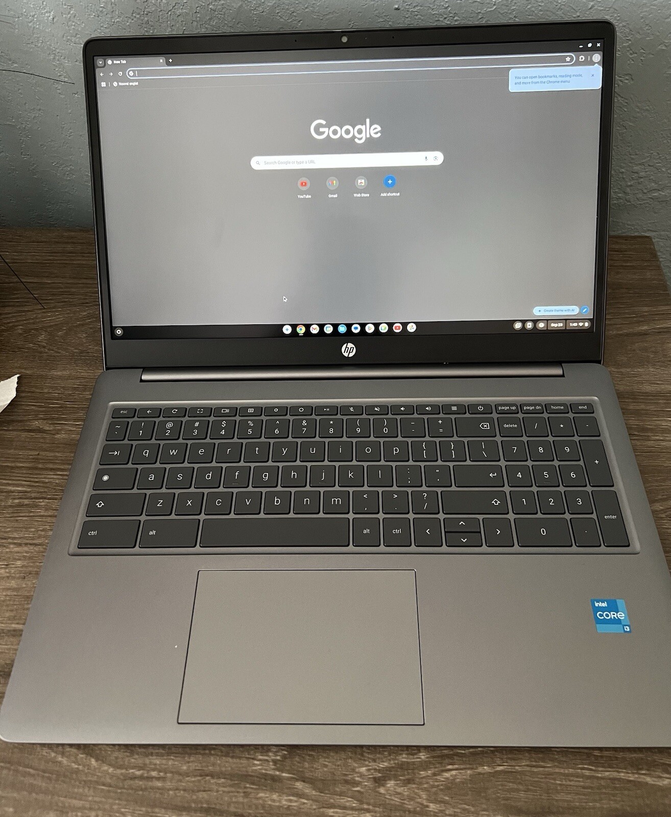 HP – 15.6″ Full HD Chromebook Plus – 8GB Memory – 128GB UFS – Mineral Silver