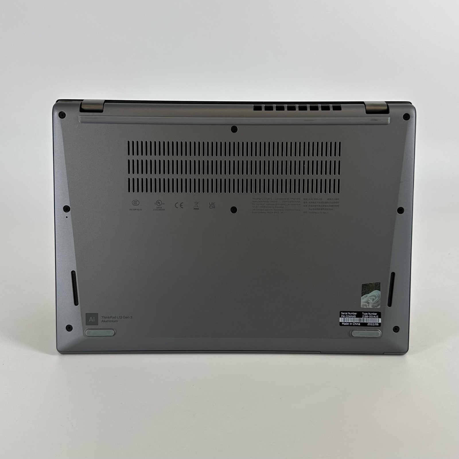 Lenovo ThinkPad L13 Gen 3 FHD+ TOUCH 2.3 GHz Ryzen 5 PRO 5675U 16GB 512GB SSD