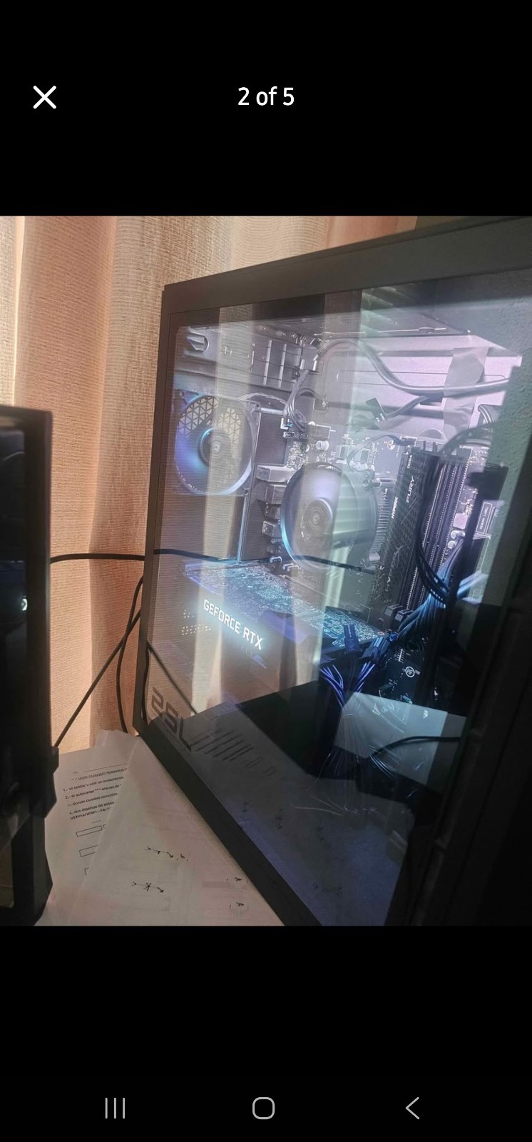 Gaming Pc And Samsung G5 Odyssey Monitor