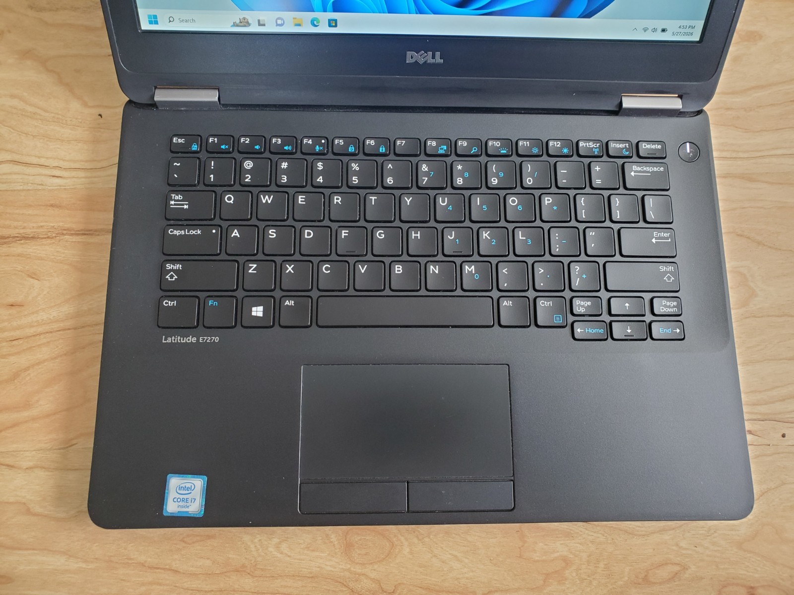 Used Dell Latitude7270 Core i7 Wndows 11 512gb SSD Drive 16gb RAM laptop