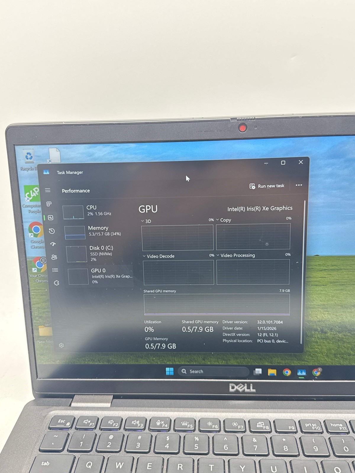 Dell Latitude 7320 13.3″ Core i7-1185G7 16GB RAM 256GB SSD Black For Parts