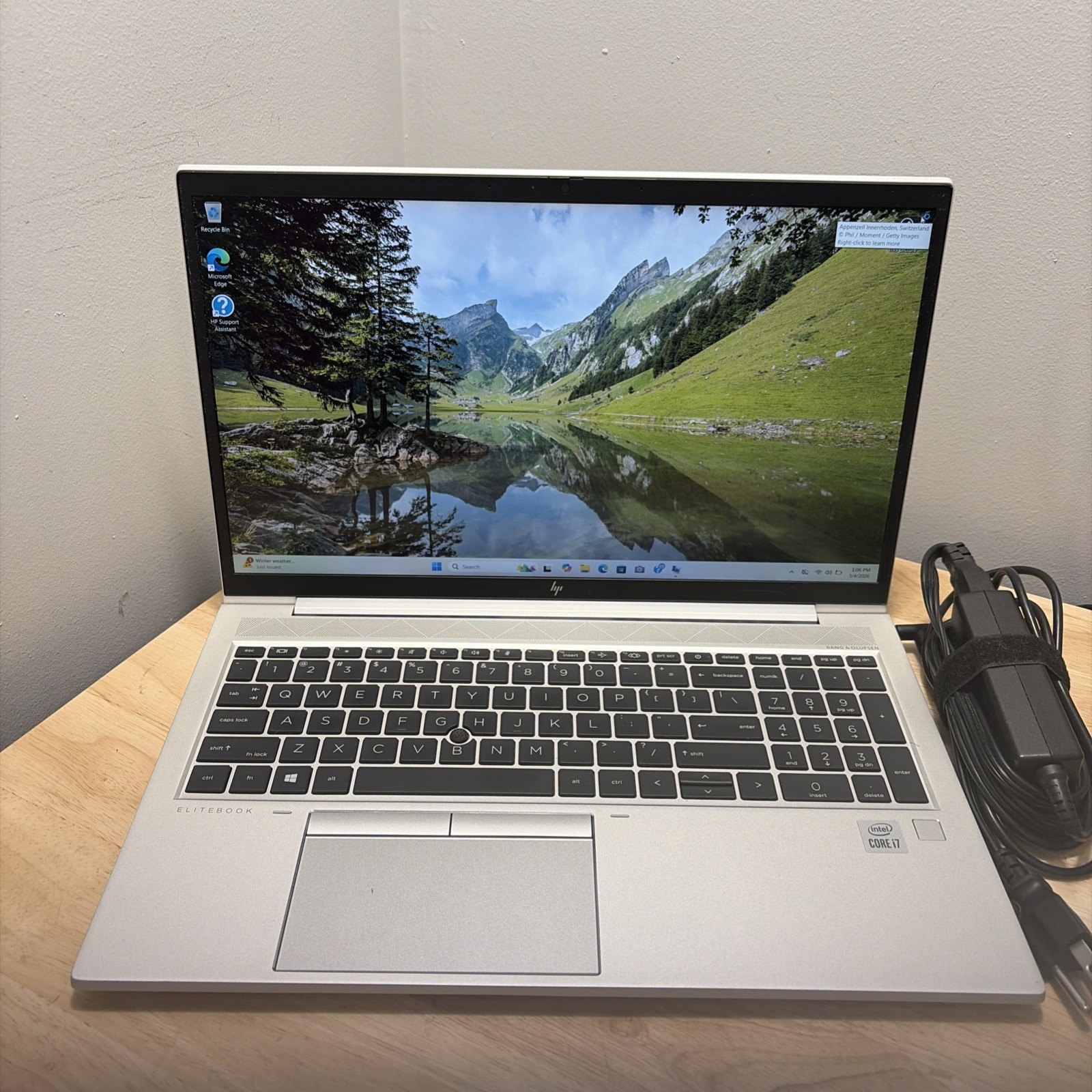 HP EliteBook 850 G7 CORE I7-10610U 1.8GHZ 32GB 256GB SSD WCAM WIFI W11 & CORD