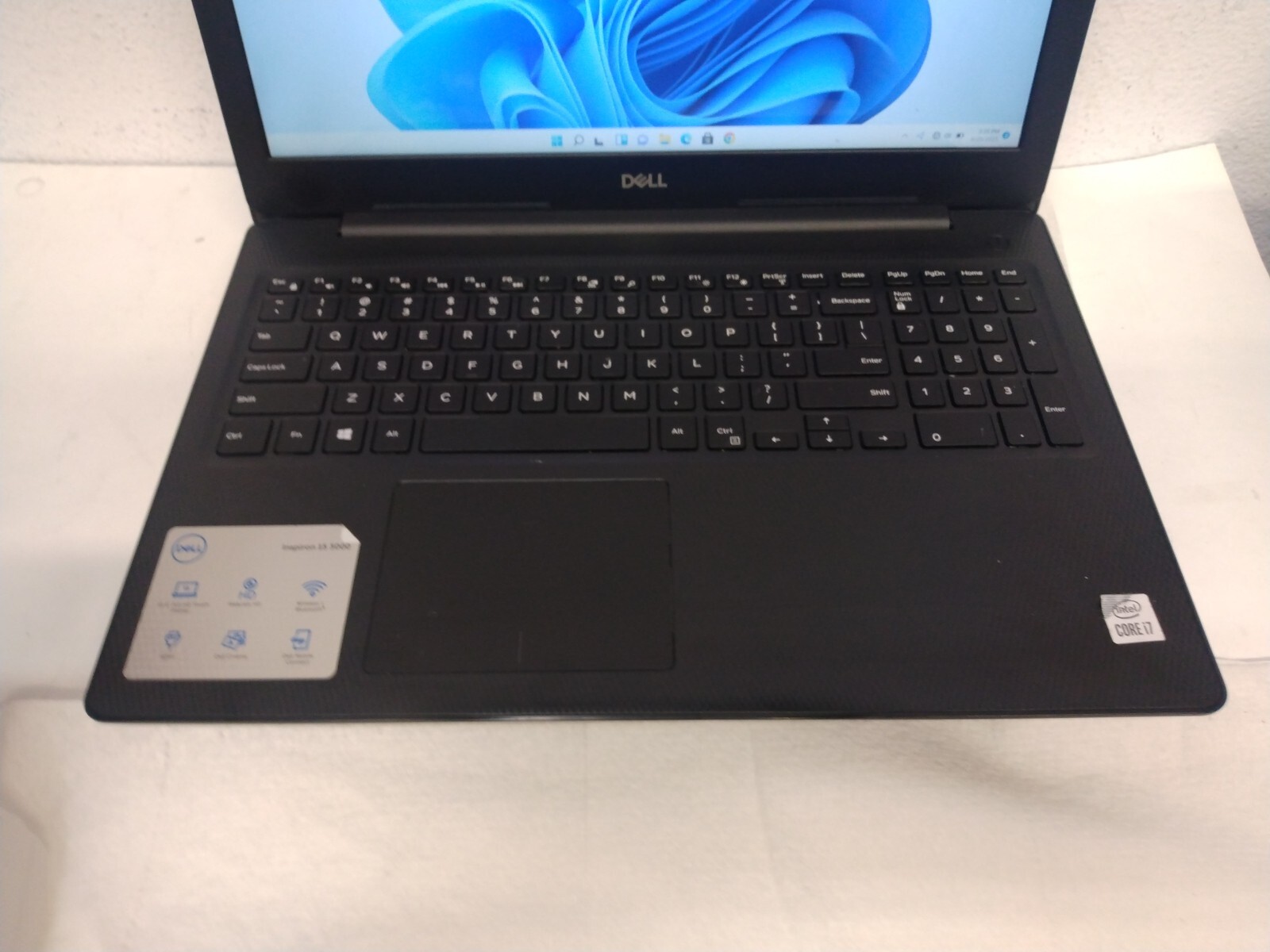 Dell Inspiron 15 3000 15.6” Touch Intel Core i7-1065G7 1.3GHz 12GB 1TB HD Win11