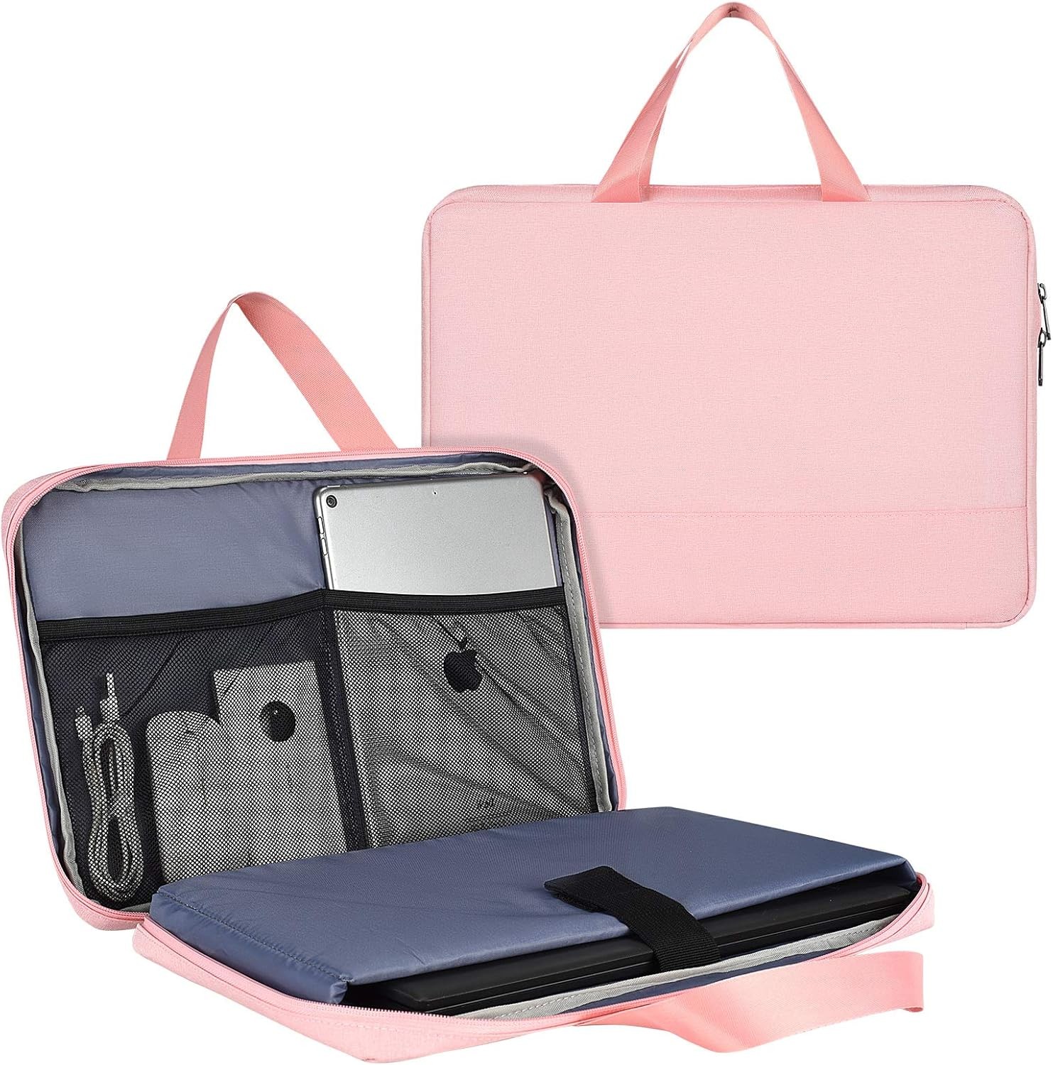 17-17.3 Inch Laptop Briefcase for Women with Organizer for New HP Envy 17.3, Del