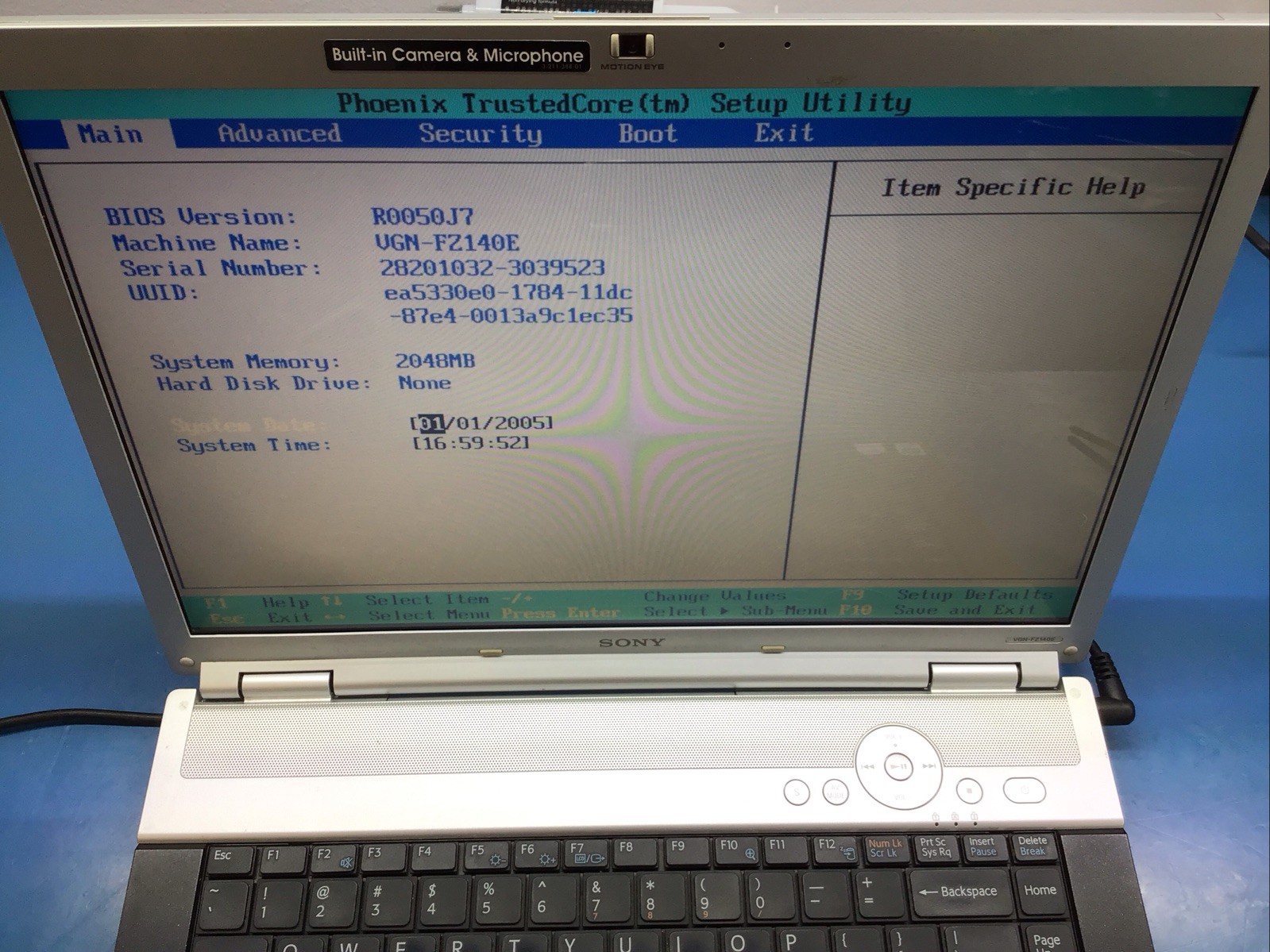 Sony Vaio PCG-384L Laptop 2GB DDR3 (2x1GB), Intel Centrino Duo. NO HDD, *READ*