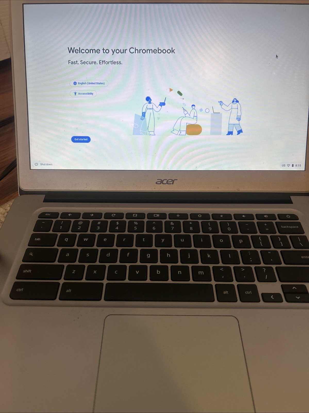 Acer 14″ Chromebook (CB3-431-12K1) Intel Celeron N16P1 with Chord and Case
