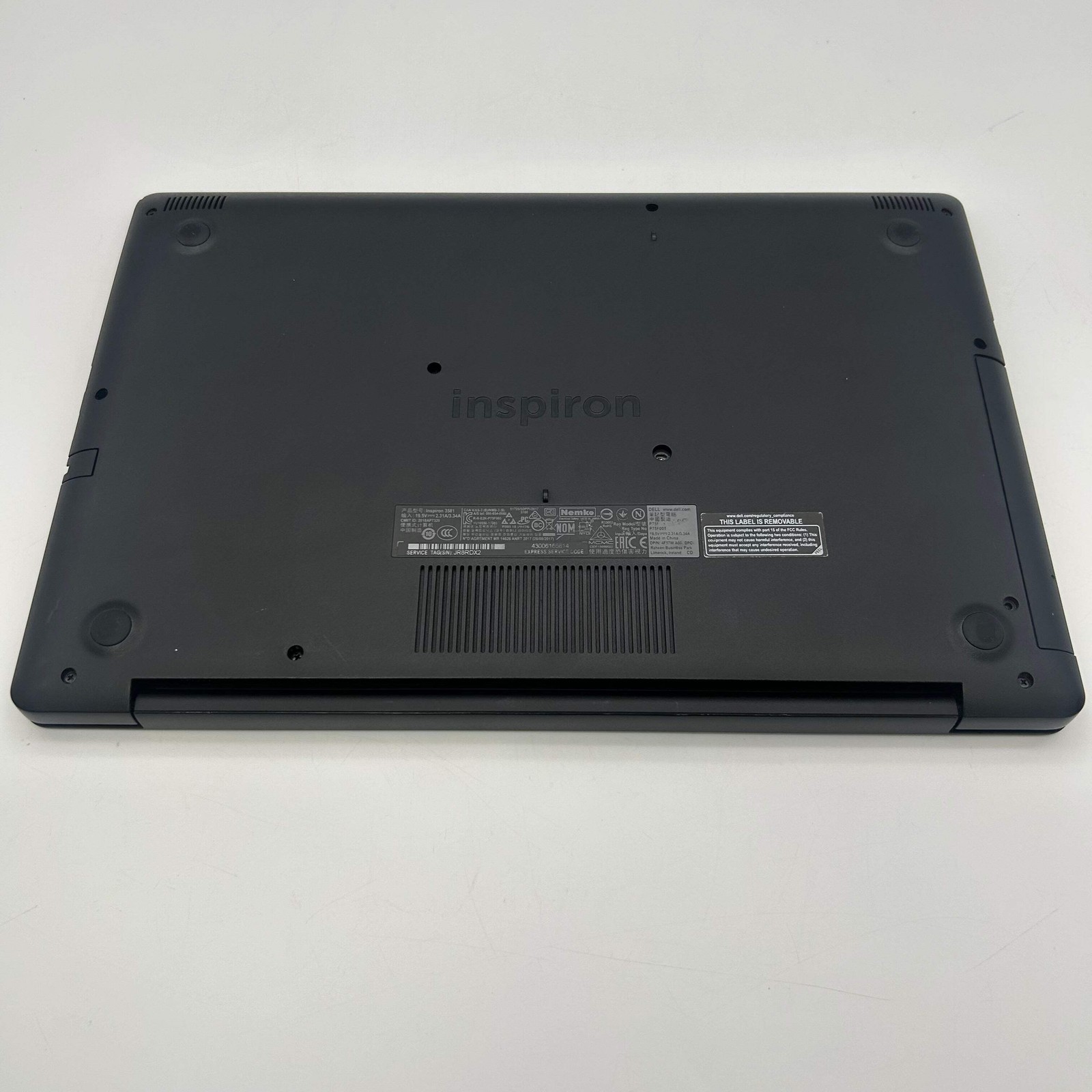 Dell Inspiron 3581 i3 2.3GHz, 8GB RAM, 1TB HDD Laptop