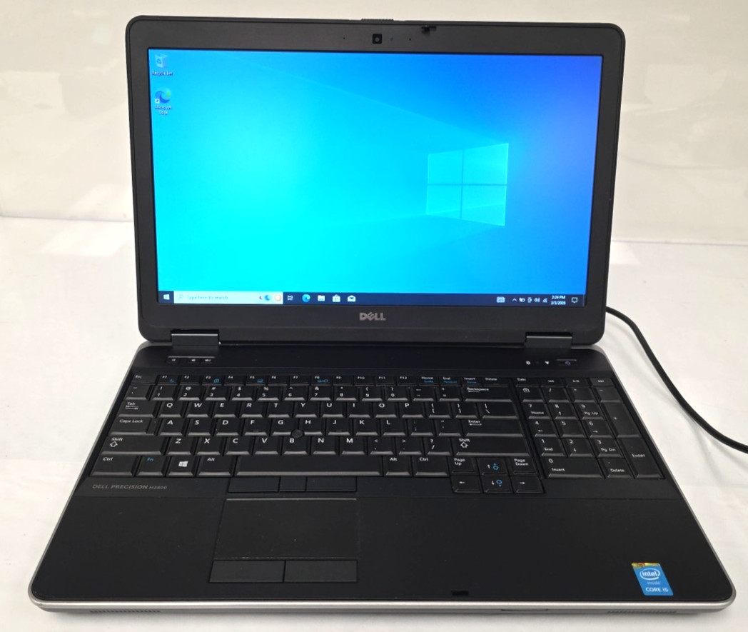 Dell Precision M2800| Intel Core i5-4210M| 8GB RAM| 500GB HDD| Win 10 Pro