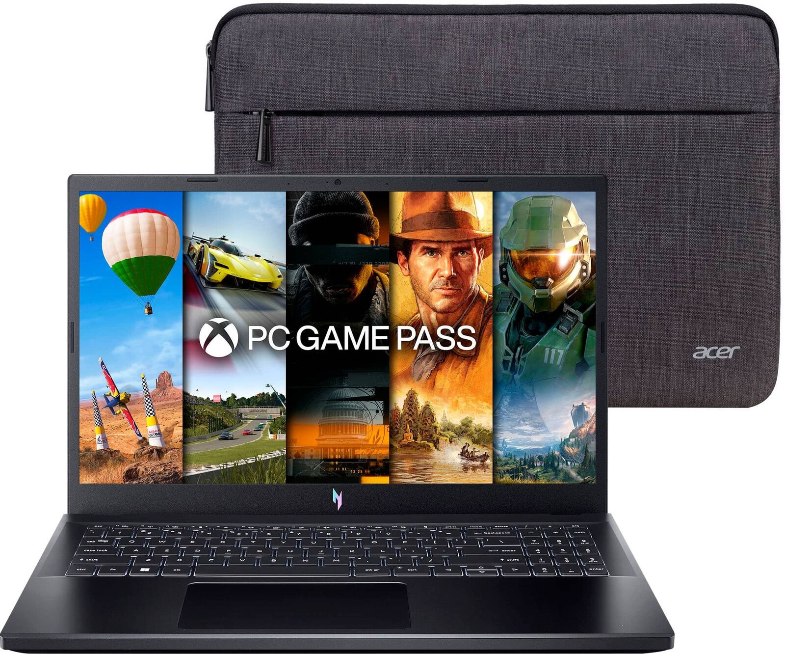 15.6 Acer Nitro V Full HD 144Hz Gaming Laptop 16GB 512GB RTX 4050 Ryzen 5 NEW