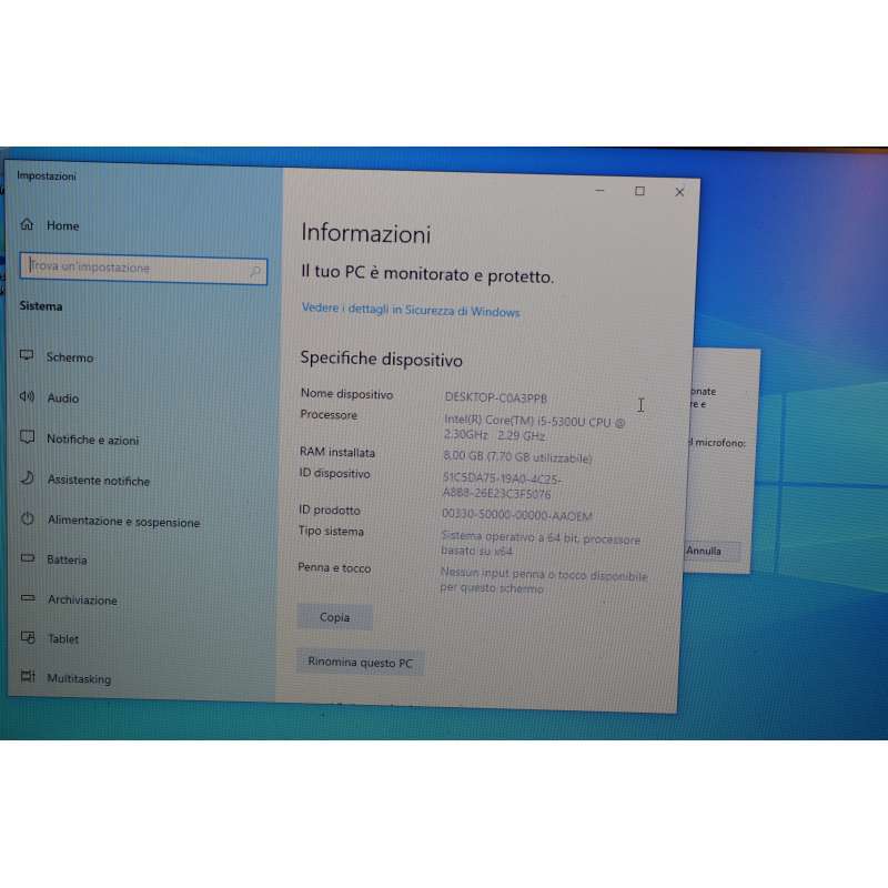 Lenovo Thinkpad X250 Intel I5-5300U 8 Gb Ram 300 Gb Hdd 12.5″ Portable