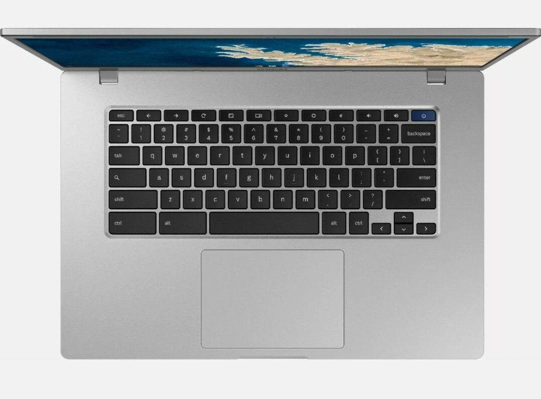 Samsung – 15.6″ Chromebook – Intel Celeron – 4GB Memory – 128GB eMMC Flash Me…