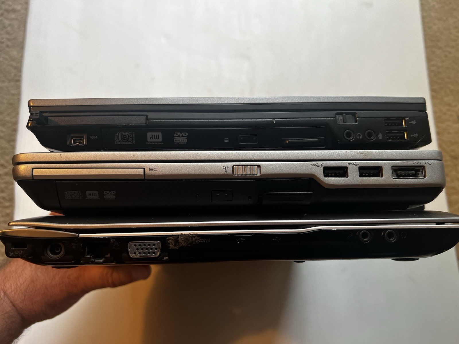 3 FOR PARTS laptops DELL Latitude E6410-E6430 SAMSUNG Notebook