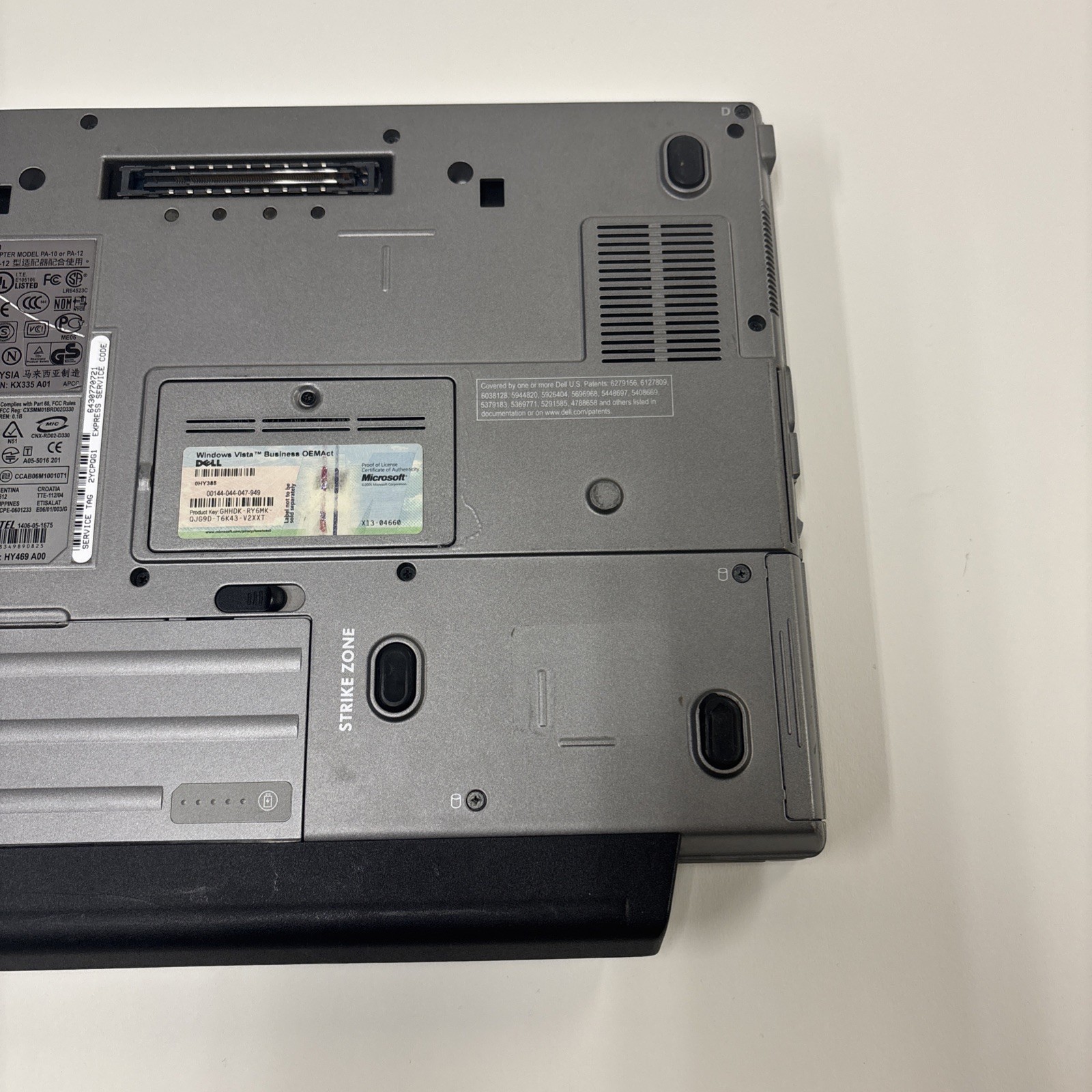 Dell Latitude D630 Laptop Intel Core 2 Laptop for Parts Not Tested No Charger