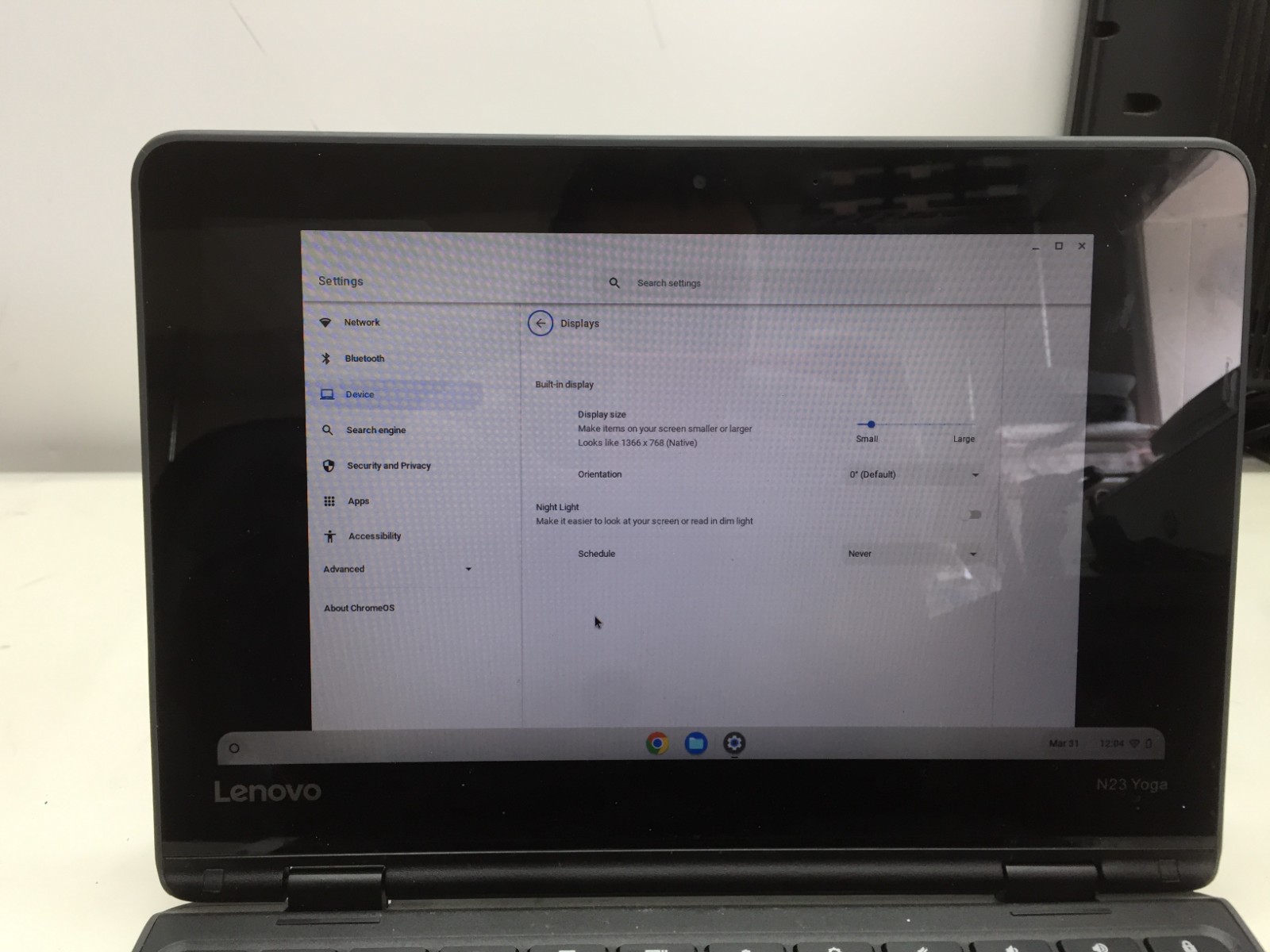 Lenovo N23 Yoga Touchscreen Chromebook 11.6″ 4GB 32gb SSD **See Description**