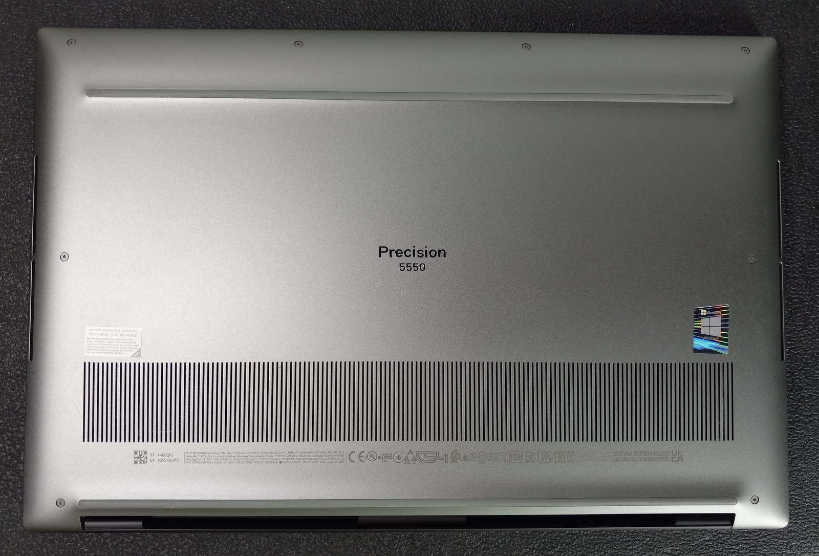 Dell Precision 5550 15.6″ Core i7-10850H 32GB 1TB SSD Laptop with Adapter Win11