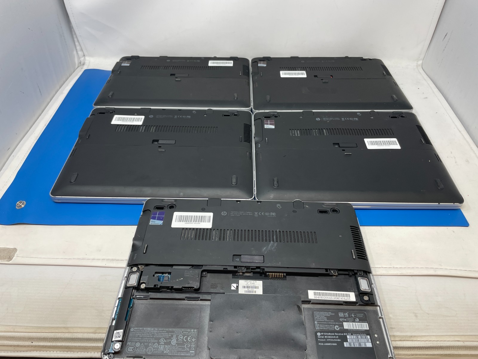 PARTS OR REPAIR: 5 HP EliteBook Revolve 810 G3 – i5 5200U 8GB RAM 256GB SSD