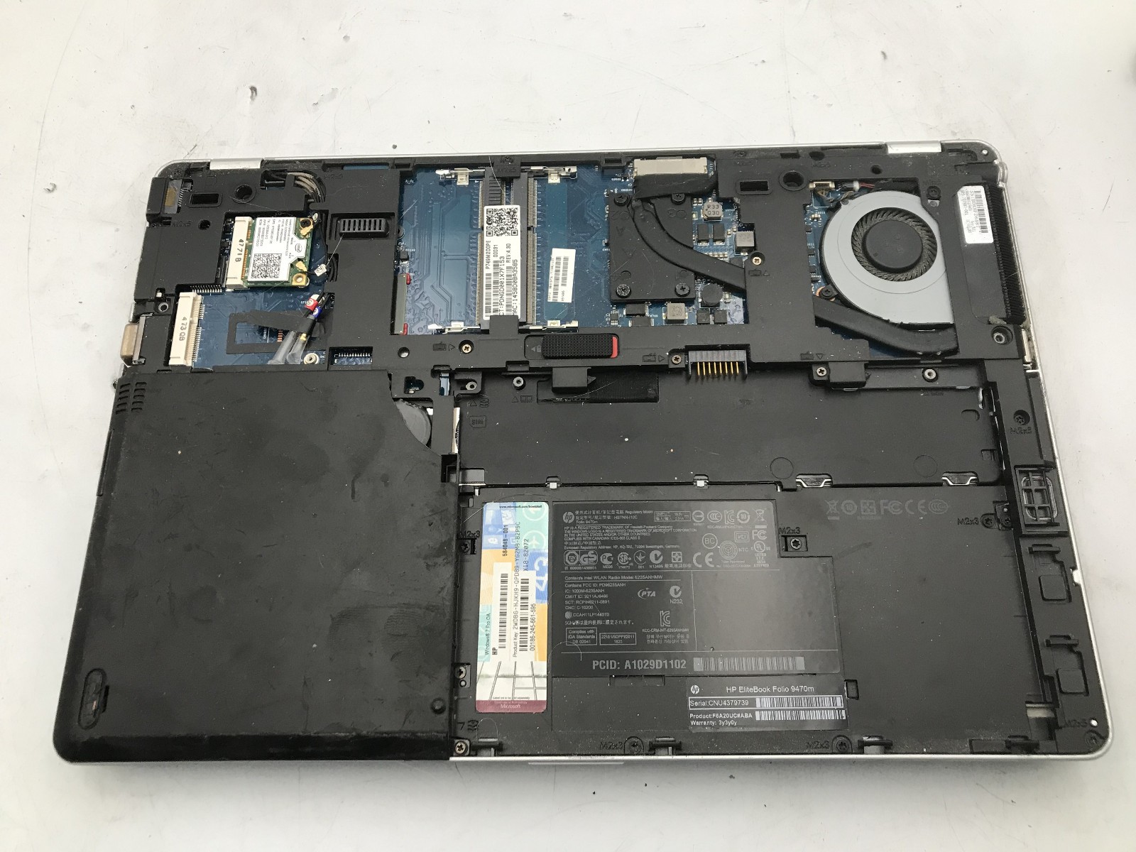 HP ELITEBOOK FOLIO 9470M – FOR PARTS/REPAIR – INTEL I5 3RD GEN – NO RAM -READ-BB