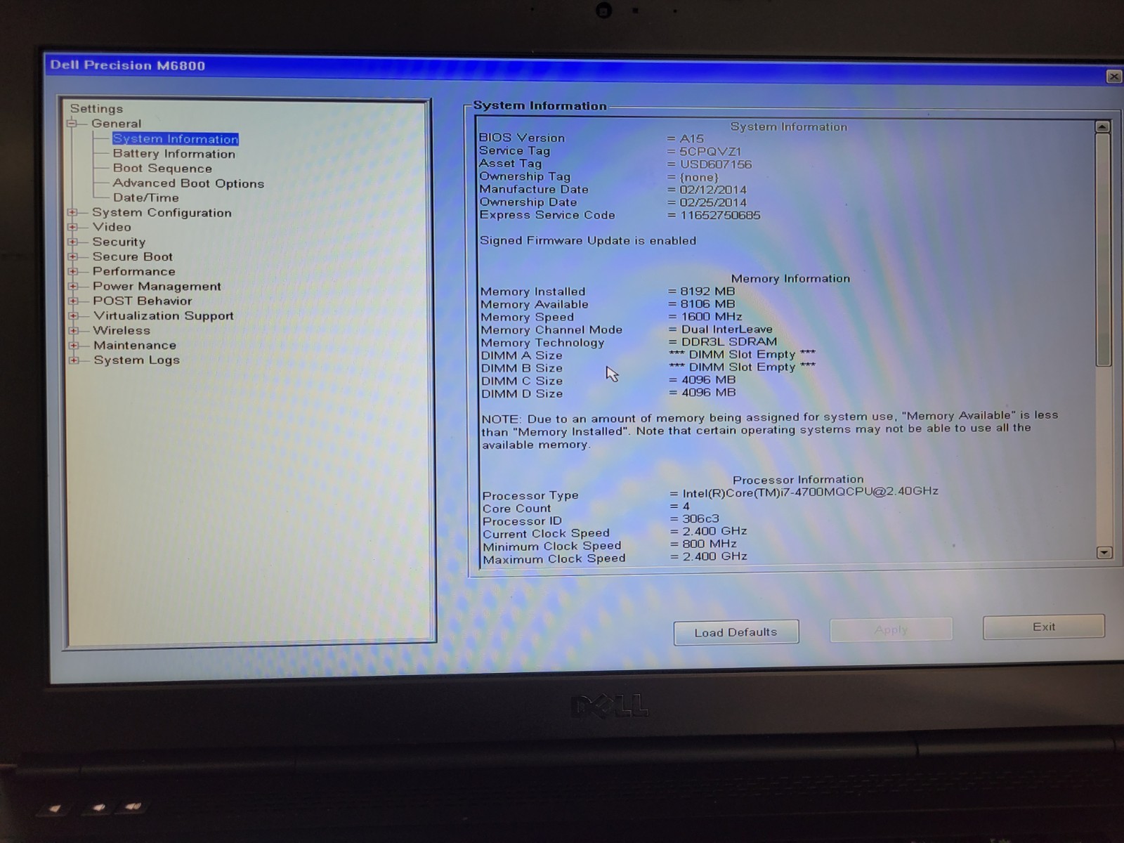 2x Dell Precision M6700/800 i7 Mixed 8GB *No HDD/OS/Batt/Cover/READ | LP534DS