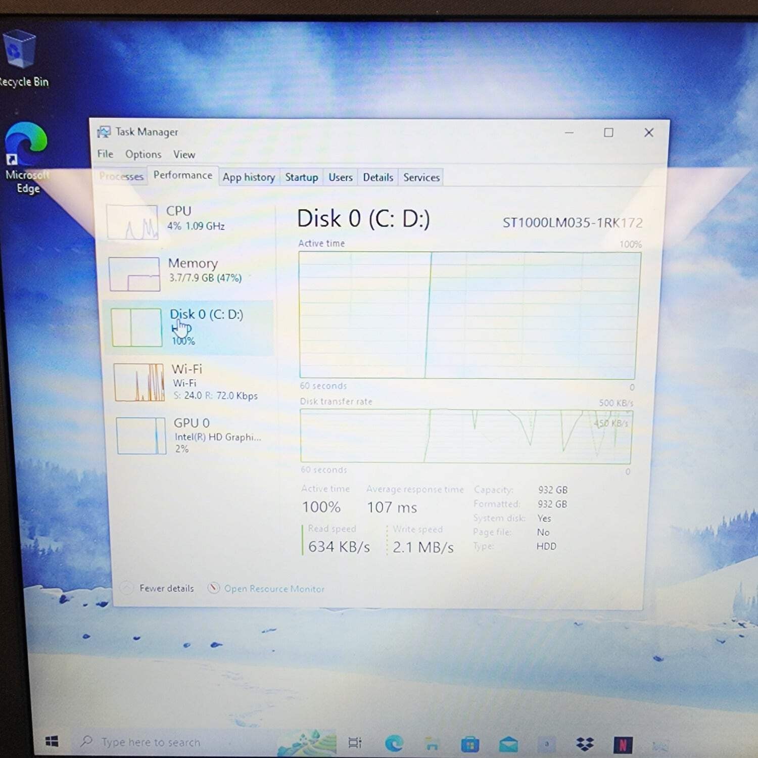 HP Laptop 17-BS049DX 17.3″ i5-7200U 2.5GHz 8GB RAM 1TB HDD