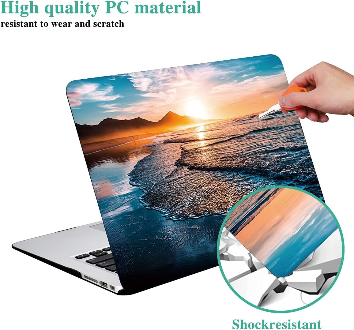 Compatible for MacBook Air 13 inch Case 2021 2020 2019 2018 M1 A2337 A2179 A1932