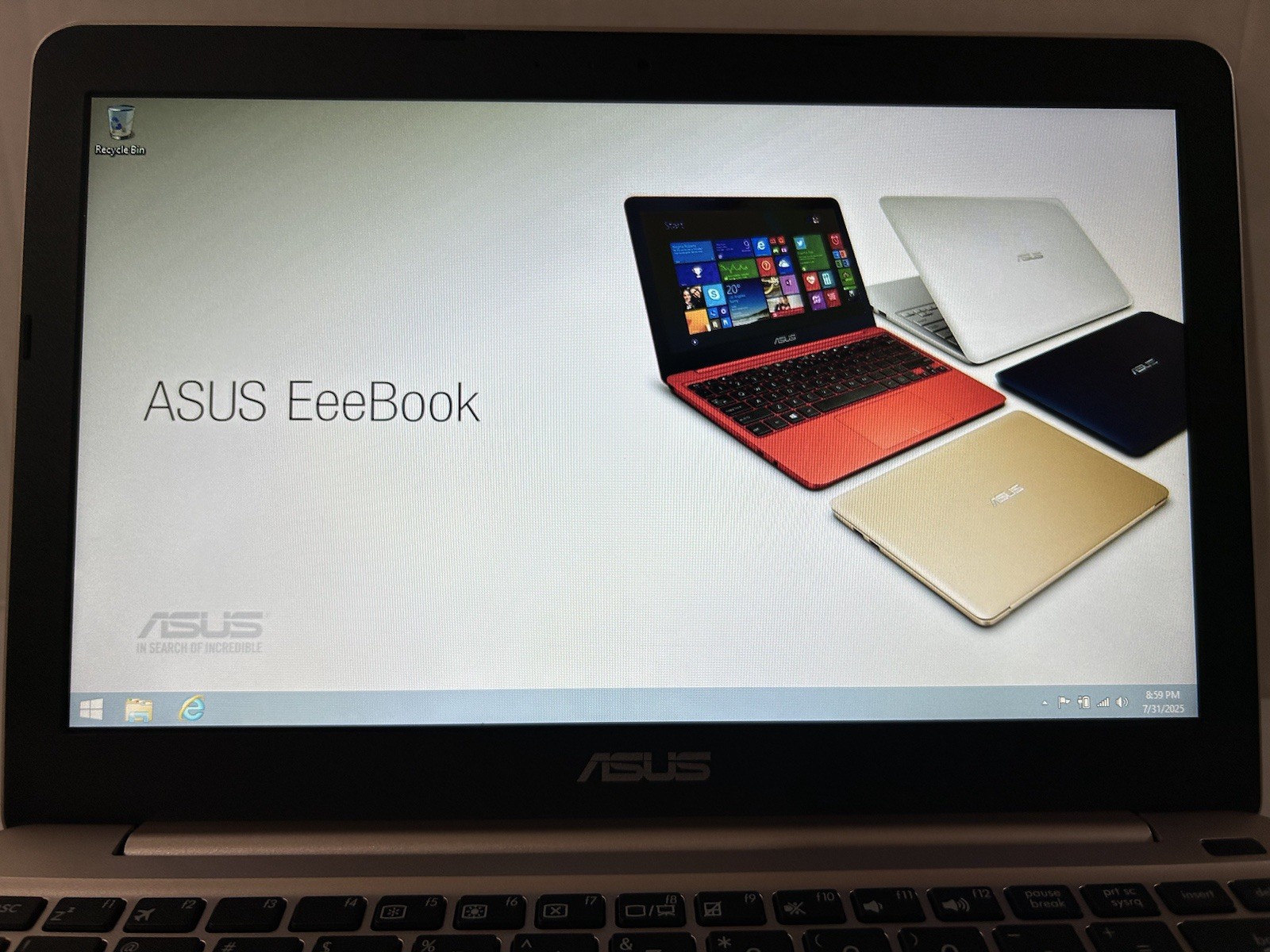 ASUS X205T 11.6″ Intel Z3735F, 2GB RAM, 32GB Storage, Win8, Gold (DEAD BATTERY)