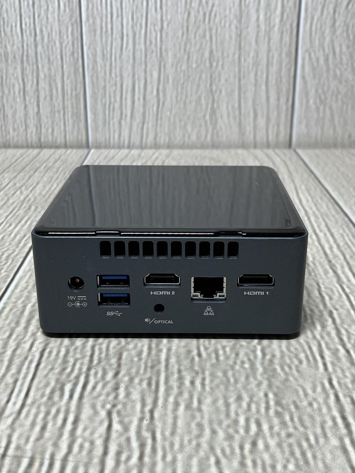 Intel NUC7CJYS Thin Client Windows 10 Home EOL 32GB EMMC 500GB SSD 8GB Ram