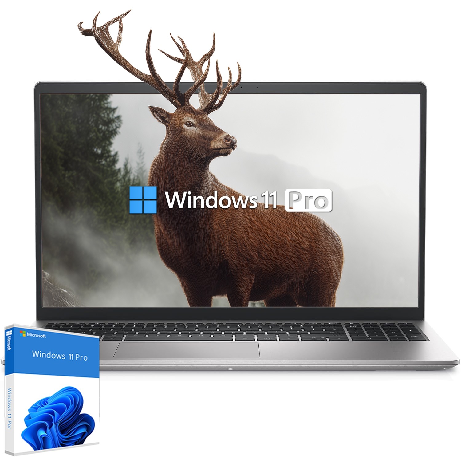 Dell Laptop 15.6″ FHD+ 120Hz 10 Core i7 1355U Backlit 64GB-1TB SSD Win 11 Pro