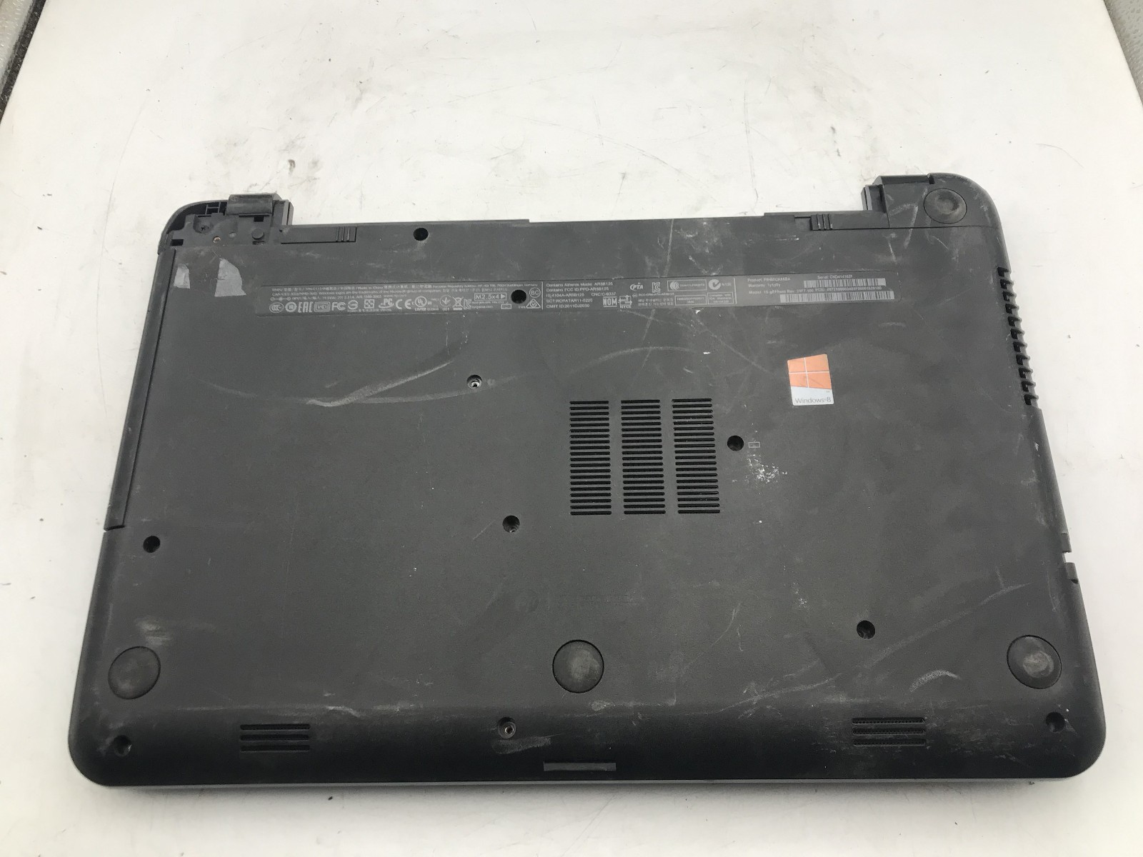 HP 15 G019WM – FOR PARTS/REPAIR – AMD E1-2100 – NO RAM – NO OS – READ DESC – BB!