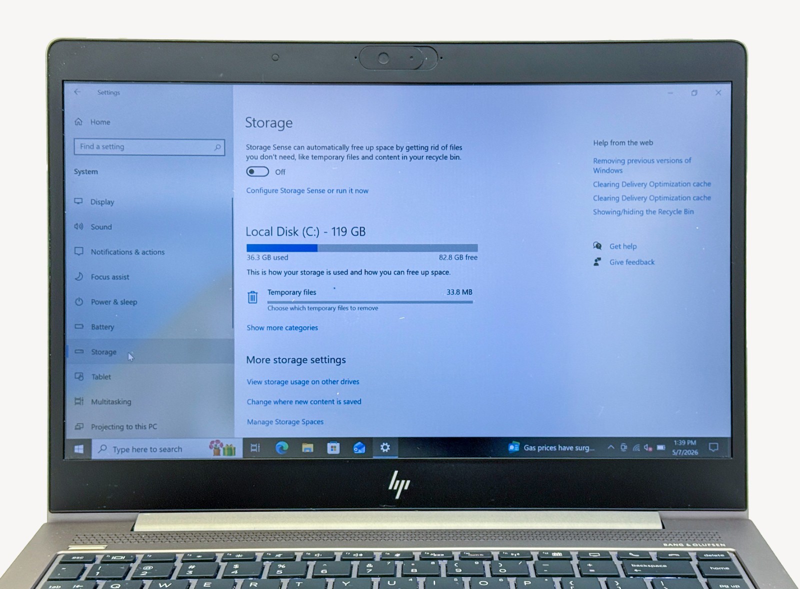 HP ZBook 14u G5 i5-7300u 2.6GHz 8GB RAM 128GB SSD – Windows 10