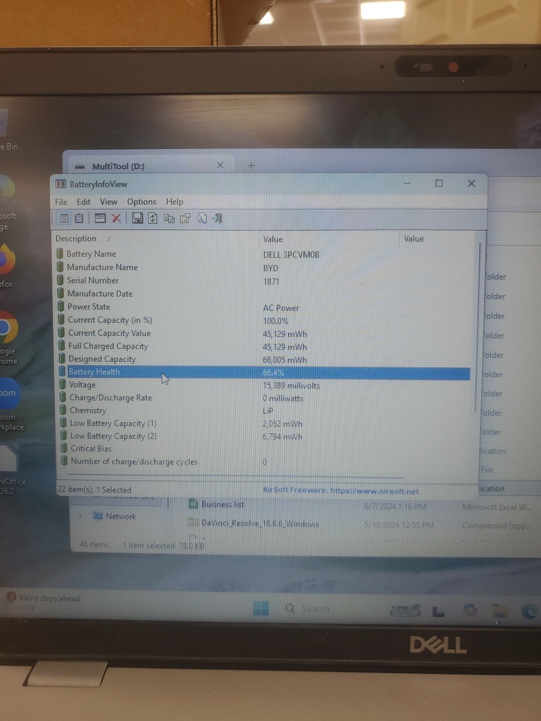 Dell Precision 3550 Laptop – i5-10310U 8GB 256GB SSD 15.6″ 051426-1
