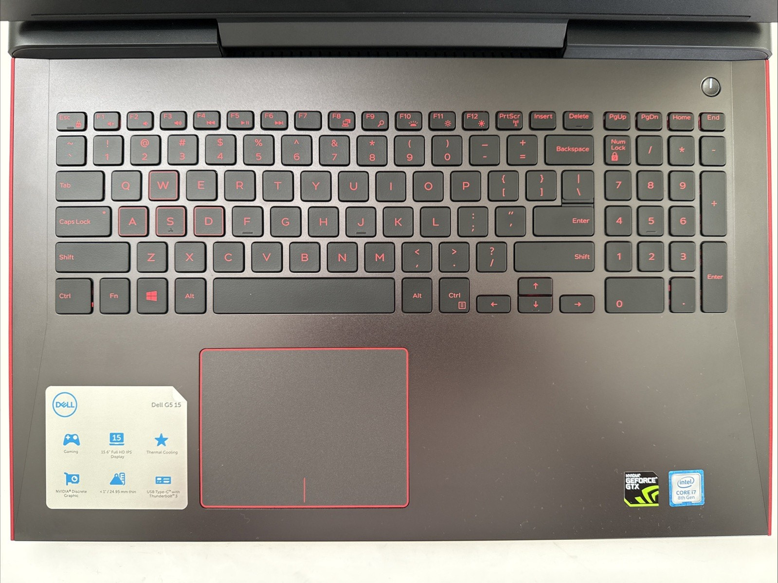Dell 15.6″ FHD Intel Core i7 8GB 1TB + 128GB SSD NVIDIA GeForce GTX 1050 Ti Red